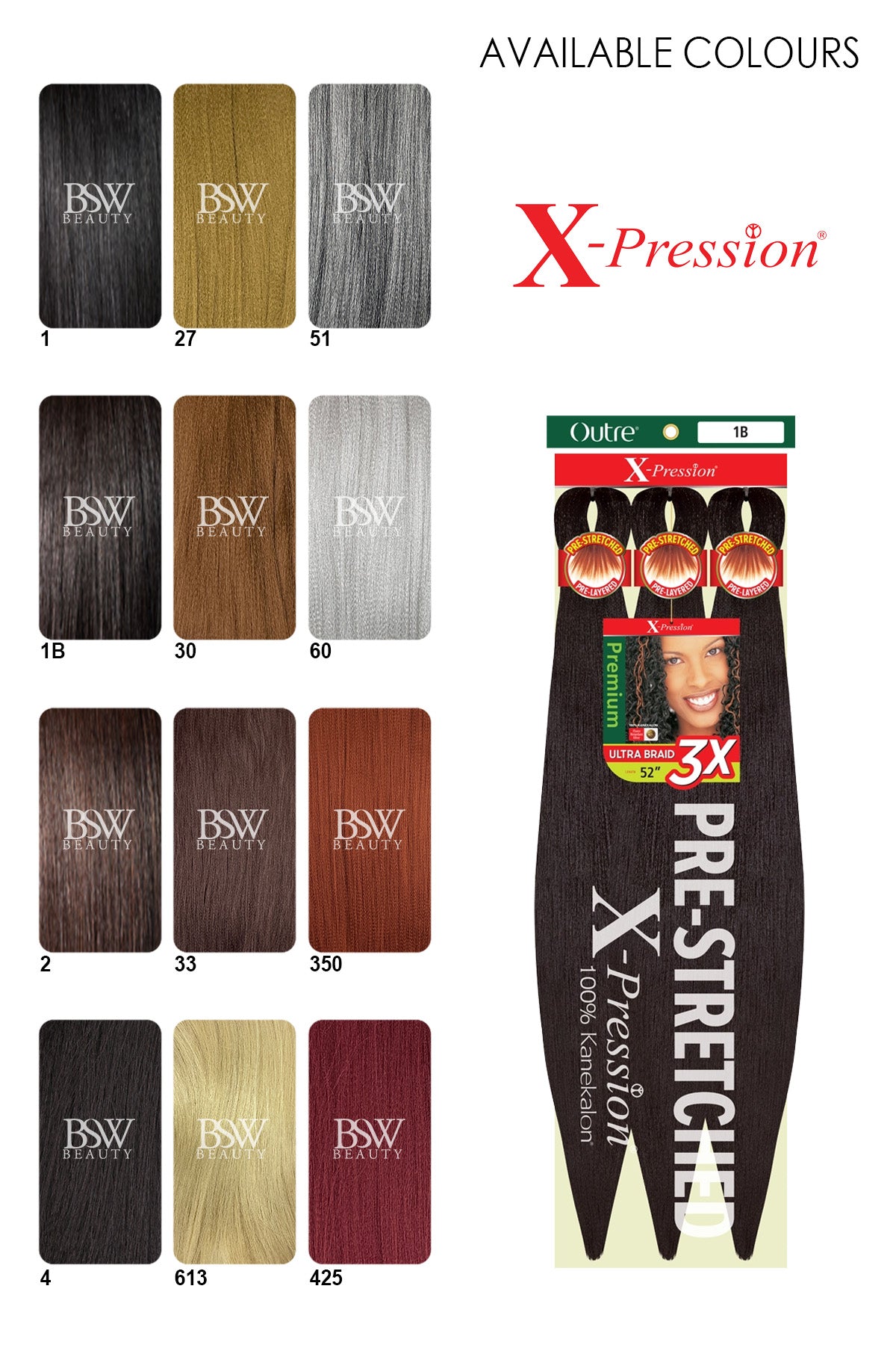 Braid Color Number 8 ALL BRAIDS