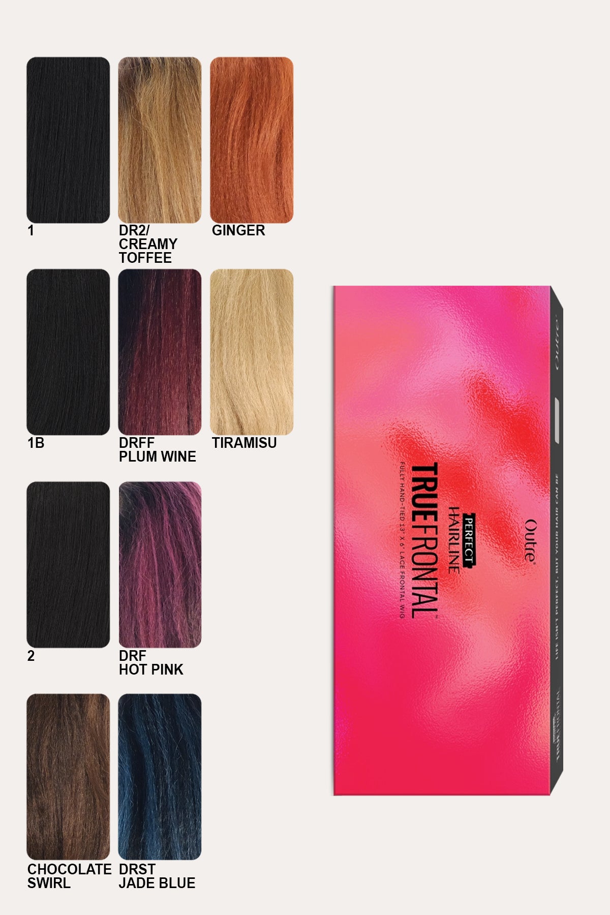 OUTRE PERFECT HAIRLINE TRUE FRONTAL 13X6 LACE FRONTAL WIG - PEAK 702