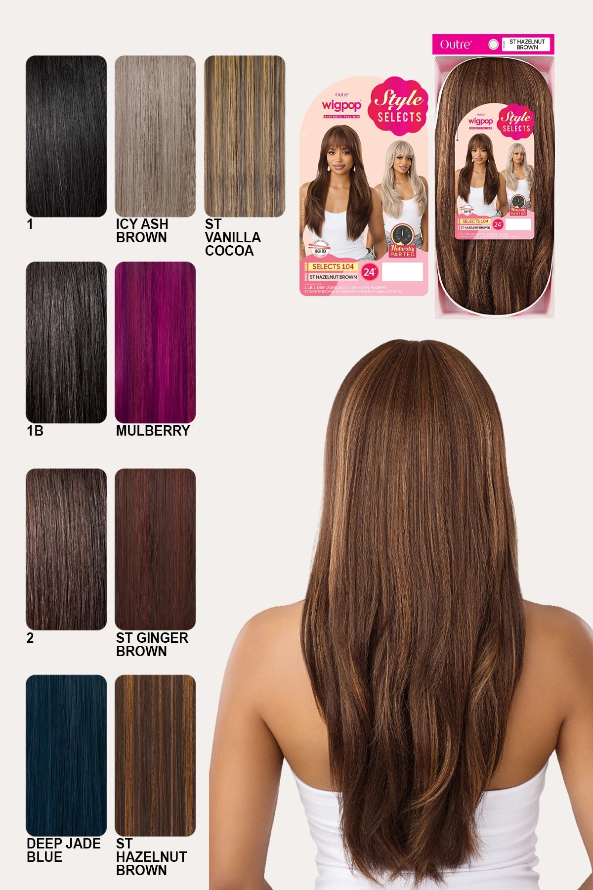 OUTRE WIG POP FULL WIG - SELECTS 104