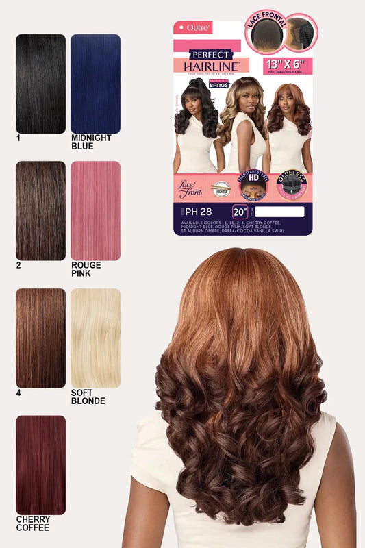 OUTRE PERFECT HAIRLINE 13X6 HD LACE FRONTAL WIG - PH 28 OUTRE