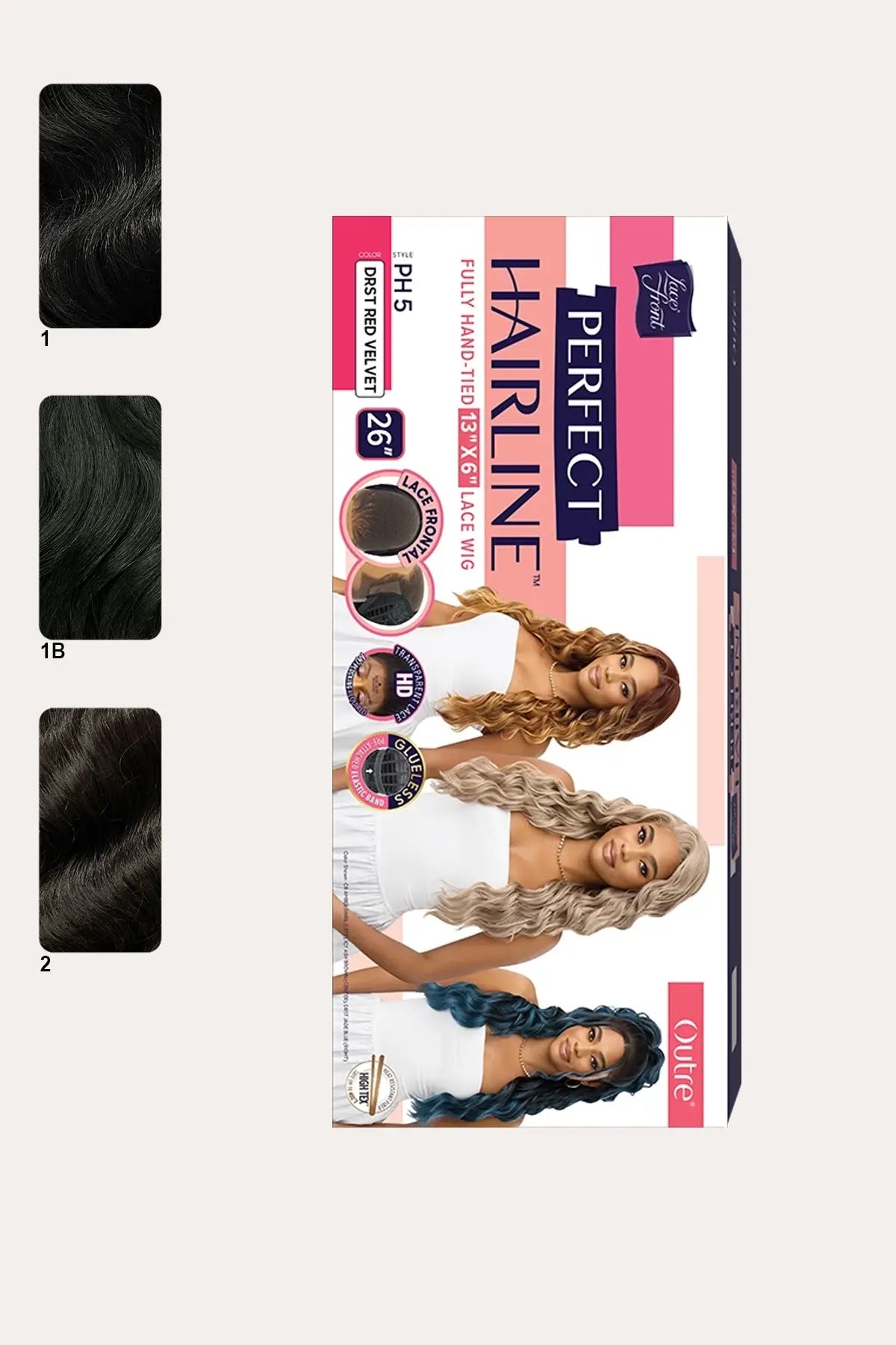 OUTRE PERFECT HAIRLINE 13X4 HAND-TIED LACE FRONT WIG - PH 5 OUTRE