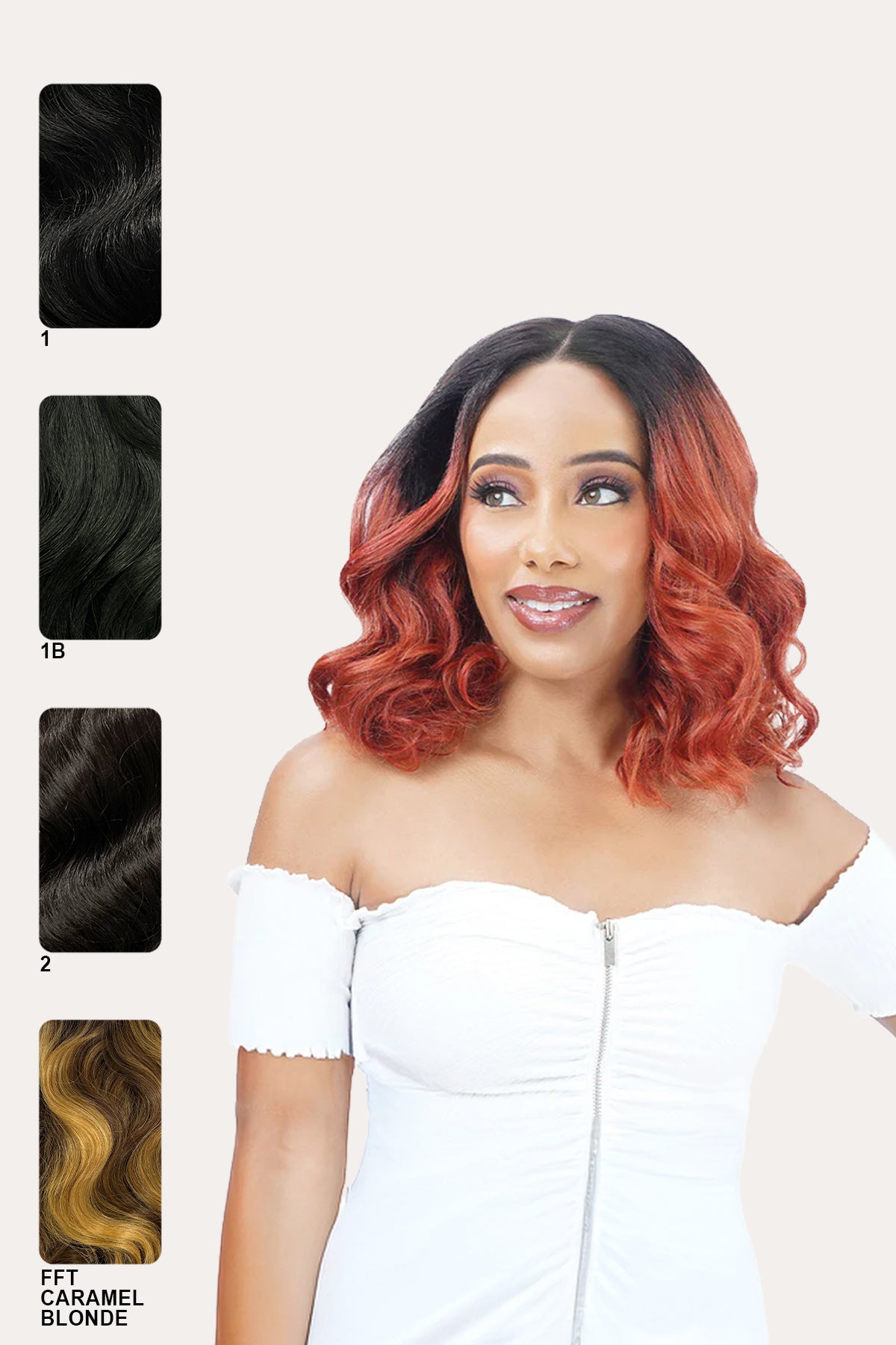 ZURY SIS PRIME HUMAN HAIR BLEND GLUELESS 13X6 HD LACE FRONT WIG - SADIE - BSW BEAUTY CANADA