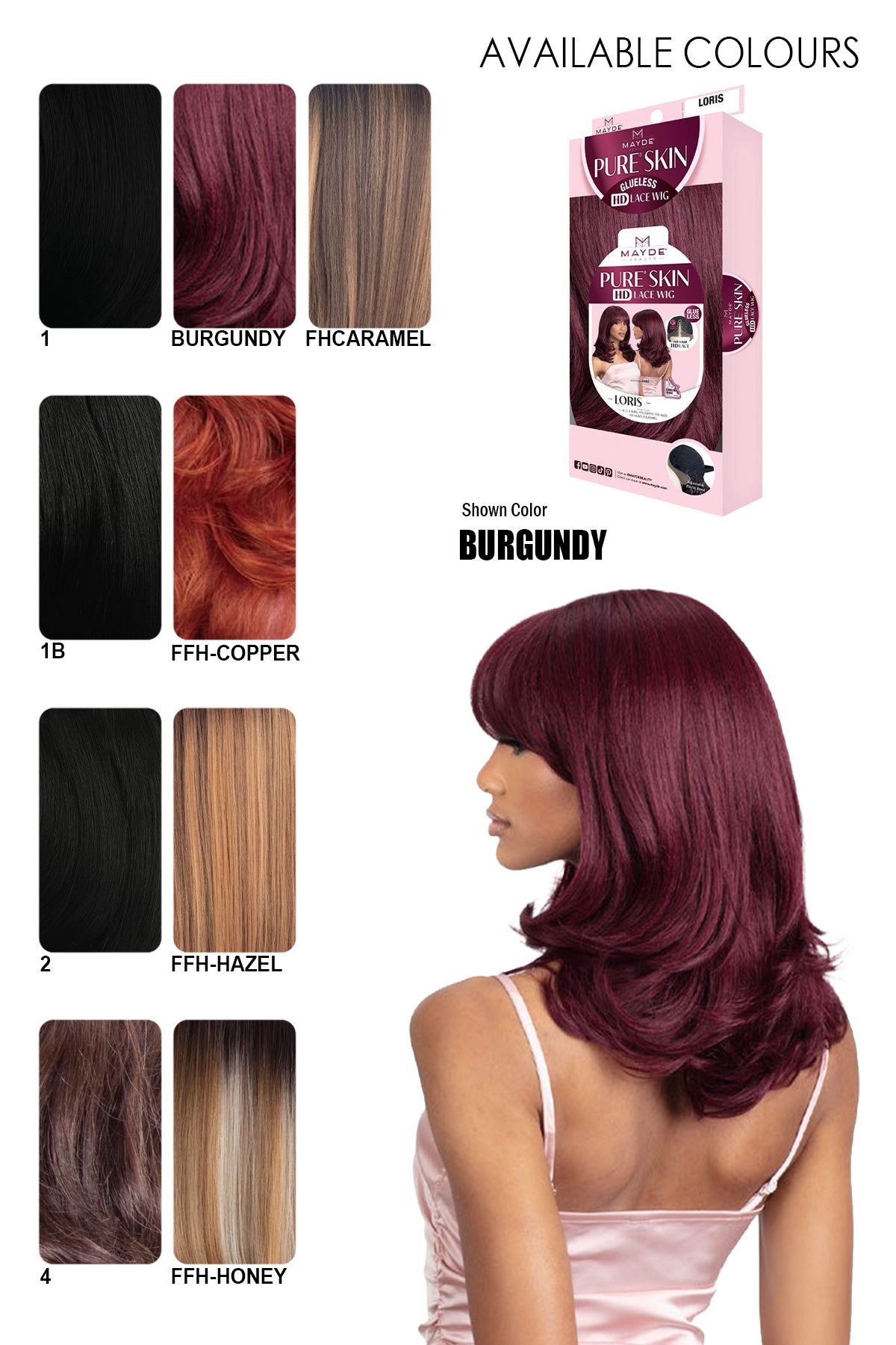 MAYDE PURE SKIN WIG - LORIS