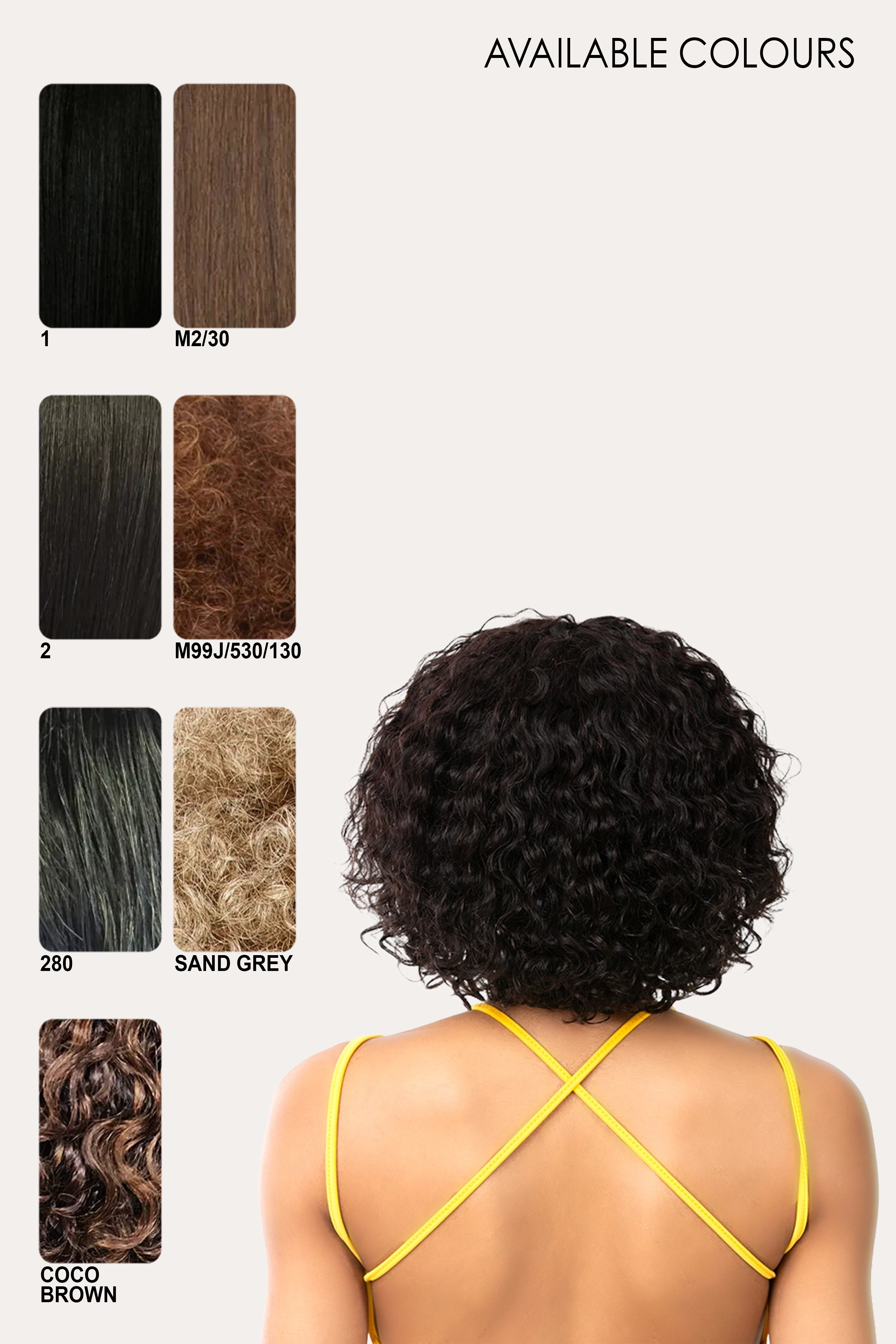 NUTIQUE ITS A WIG 100% HUMAN HAIR - ROCIO