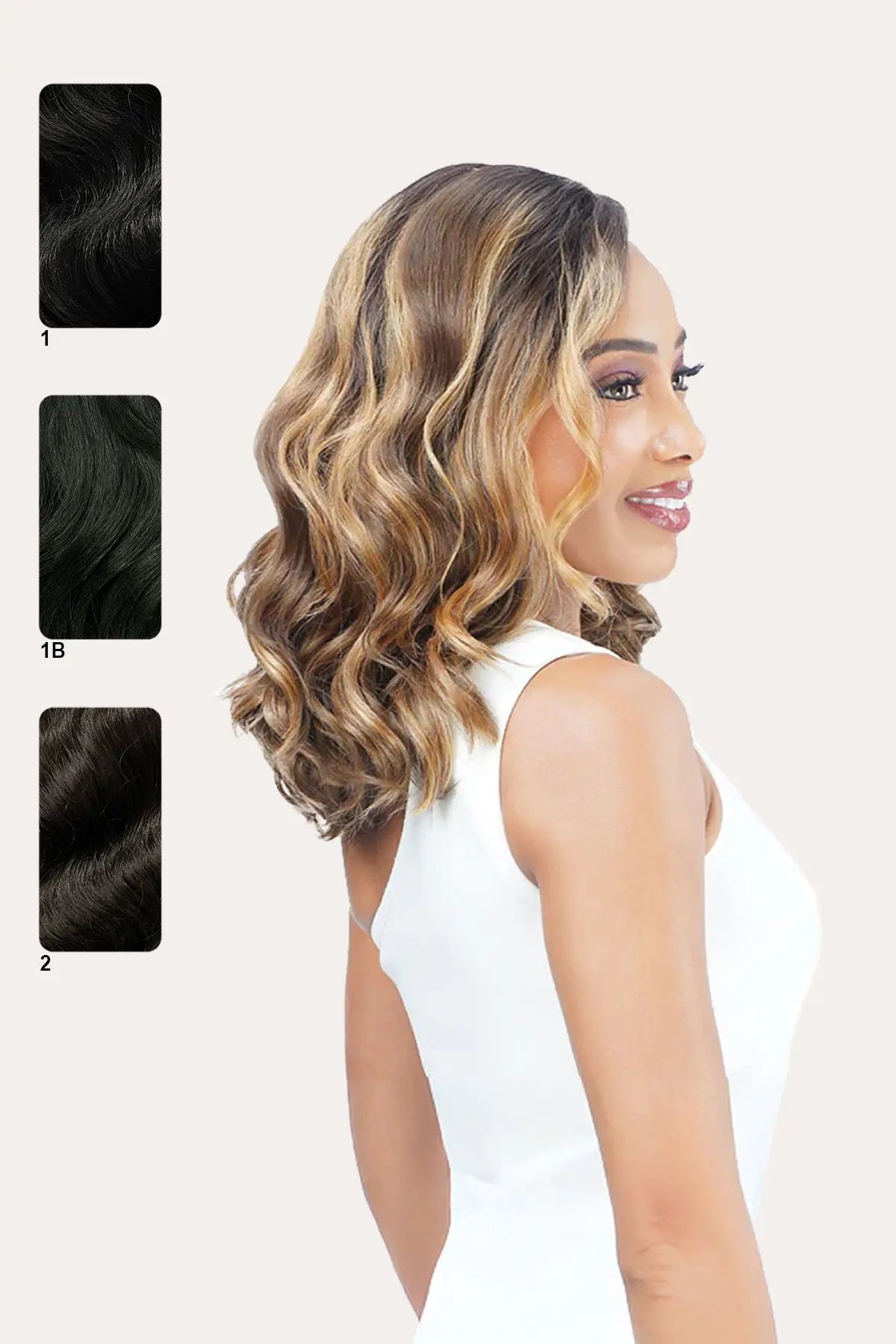 ZURY SIS PRIME HUMAN HAIR BLEND GLUELESS 13X6 HD LACE FRONT WIG - MOLLY - BSW BEAUTY CANADA