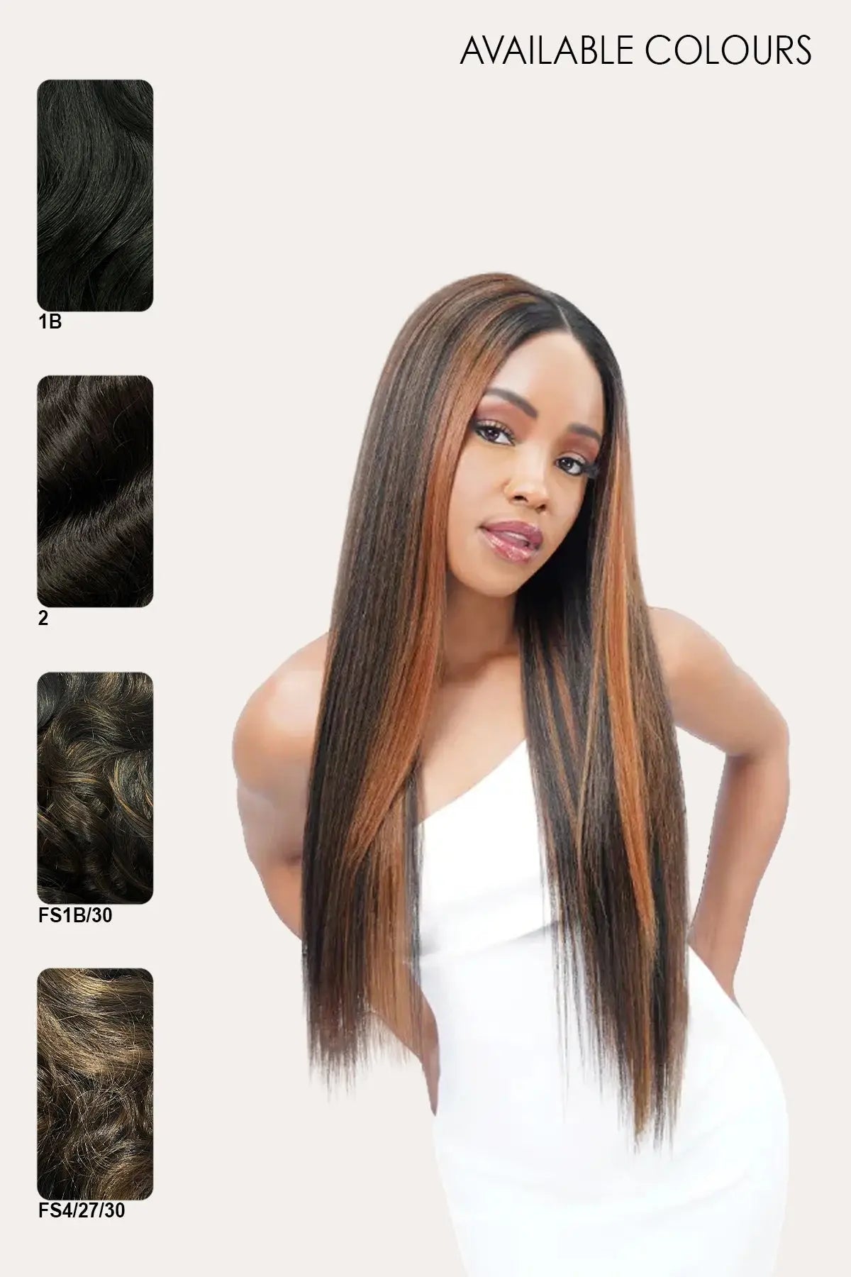 ZURY NATURAL BRAZILIAN HUMAN HAIR MIX WEAVE - YAKY 141618 (MULTI) ZURY