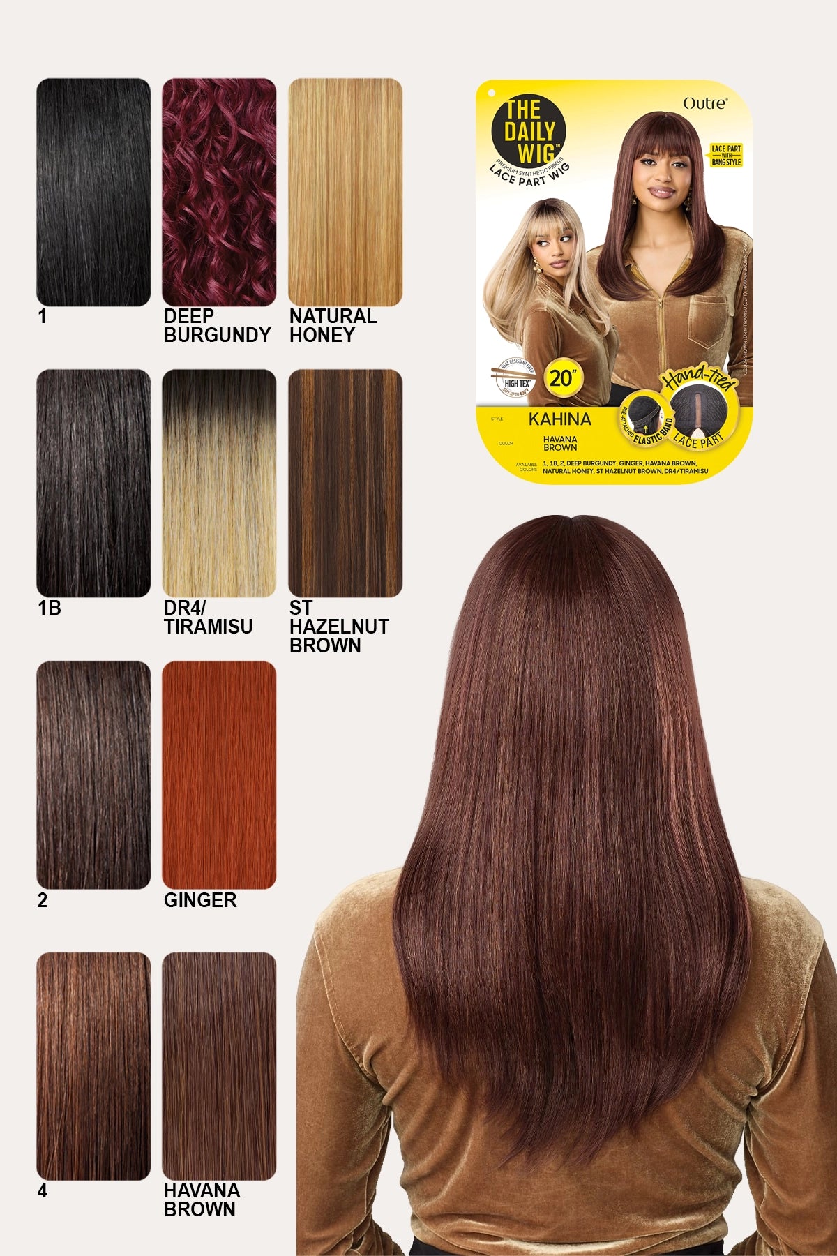 OUTRE THE DAILY WIG LACE PART - KAHINA