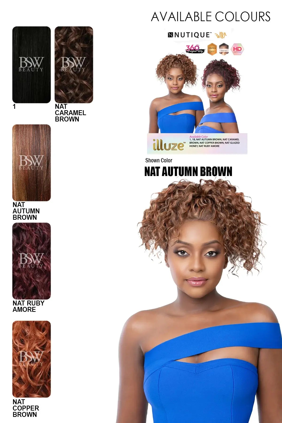 NOUTIQUE ILLUZE 360 LACE PONYTAIL – CHRISSY