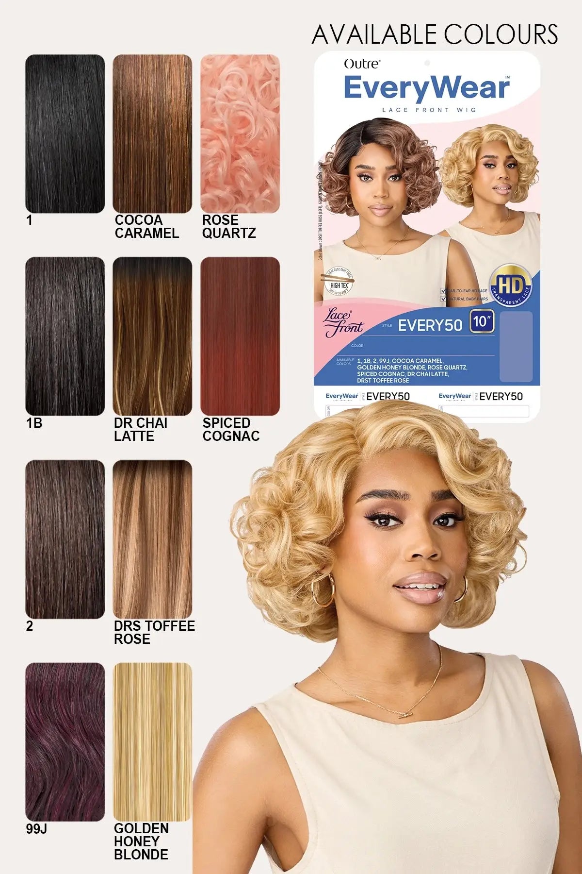OUTRE EVERY WEARLACE FRONT WIG - EVERY 50