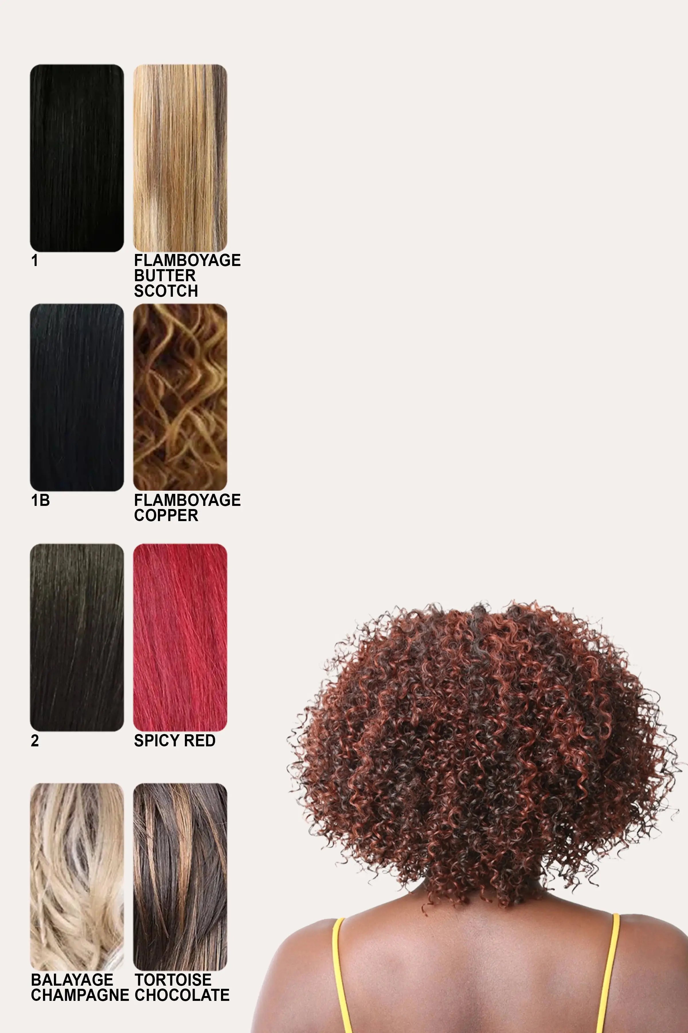 NUTIQUE ITS A WIG HEADBAND STYLE HALF CAP WIG -  CURLY GLAM