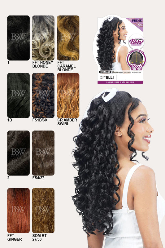 ZURY SIS PRIME HUMAN HAIR BLEND GLUELESS 13X6 HD LACE FRONT WIG - ELLI - BSW BEAUTY CANADA