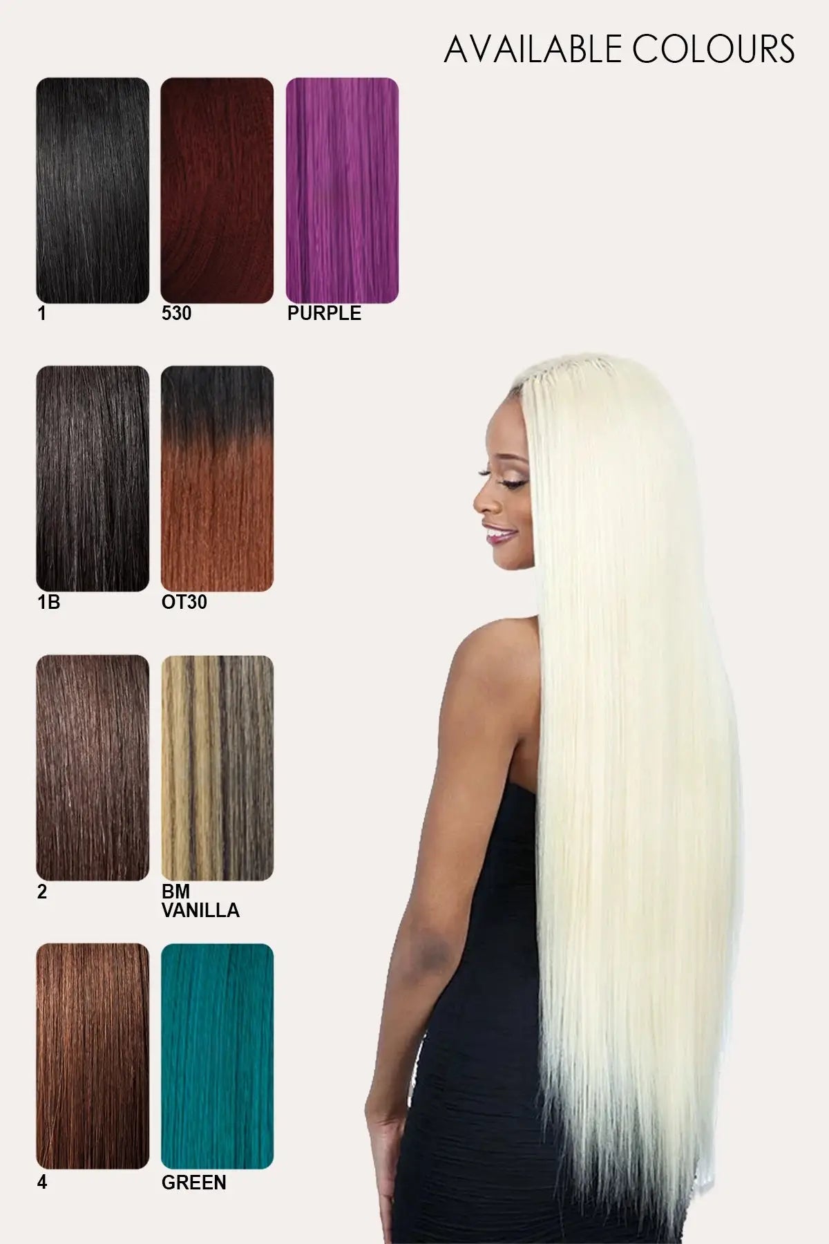 SHAKE N GO ORGANIQUE MASTERMIX WEAVE - STRAIGHT 30"