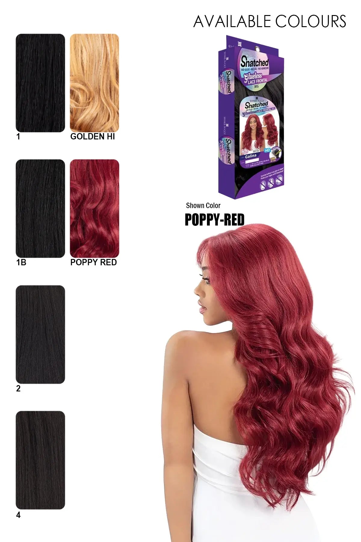 SHAKE N GO SNATCHED GLUELESS 13X6 HD LACE FRONT WIG - GALINA SHAKE N GO