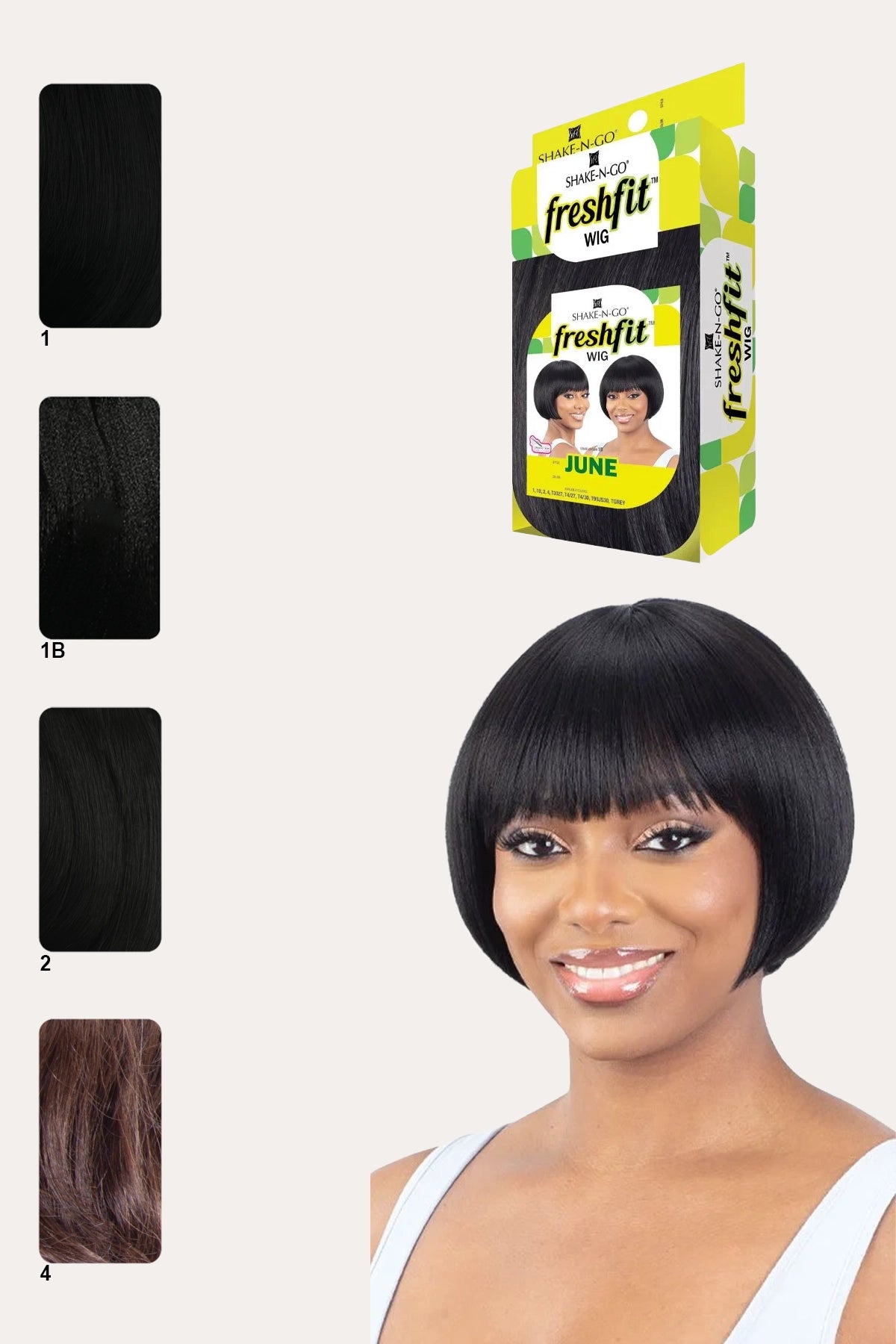 SHAKE N GO FRESHFIT FULL CAP WIG - JUNE