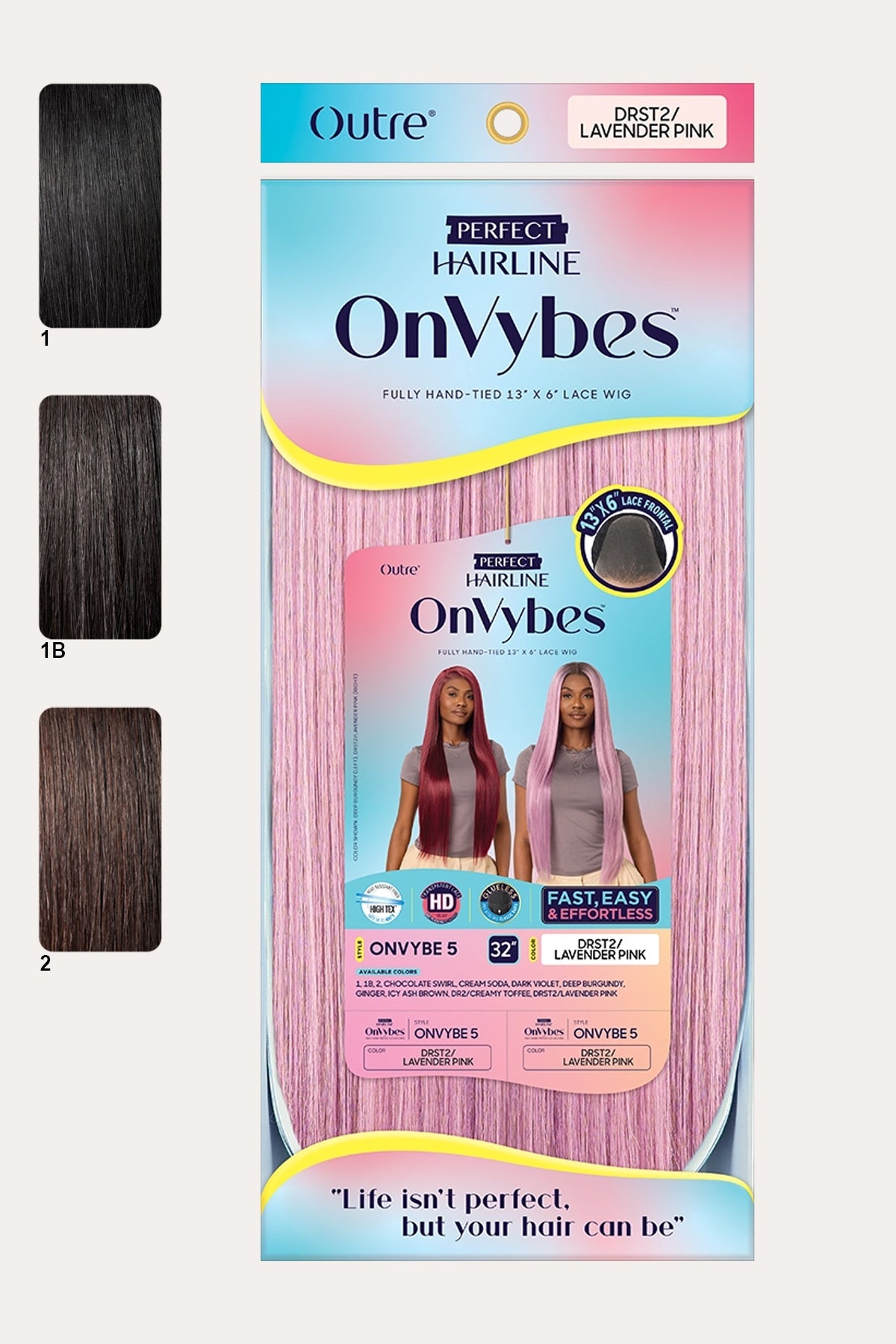 OUTRE PERFECT HAIRLINE 13X6 HD LACE FRONTAL WIG - ONVYBE 5 OUTRE