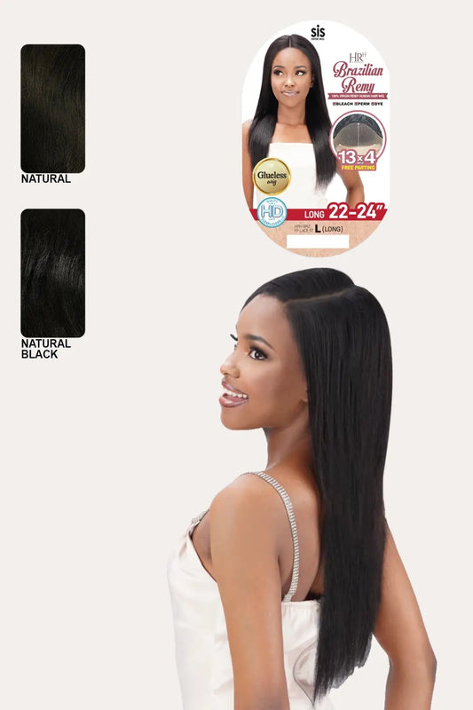 ZURY SIS BRAZILIAN REMY 100% HUMAN HAIR GLUELESS 13X4 HD LACE FRONT WIG - STRAIGHT(22"-24" ZURY
