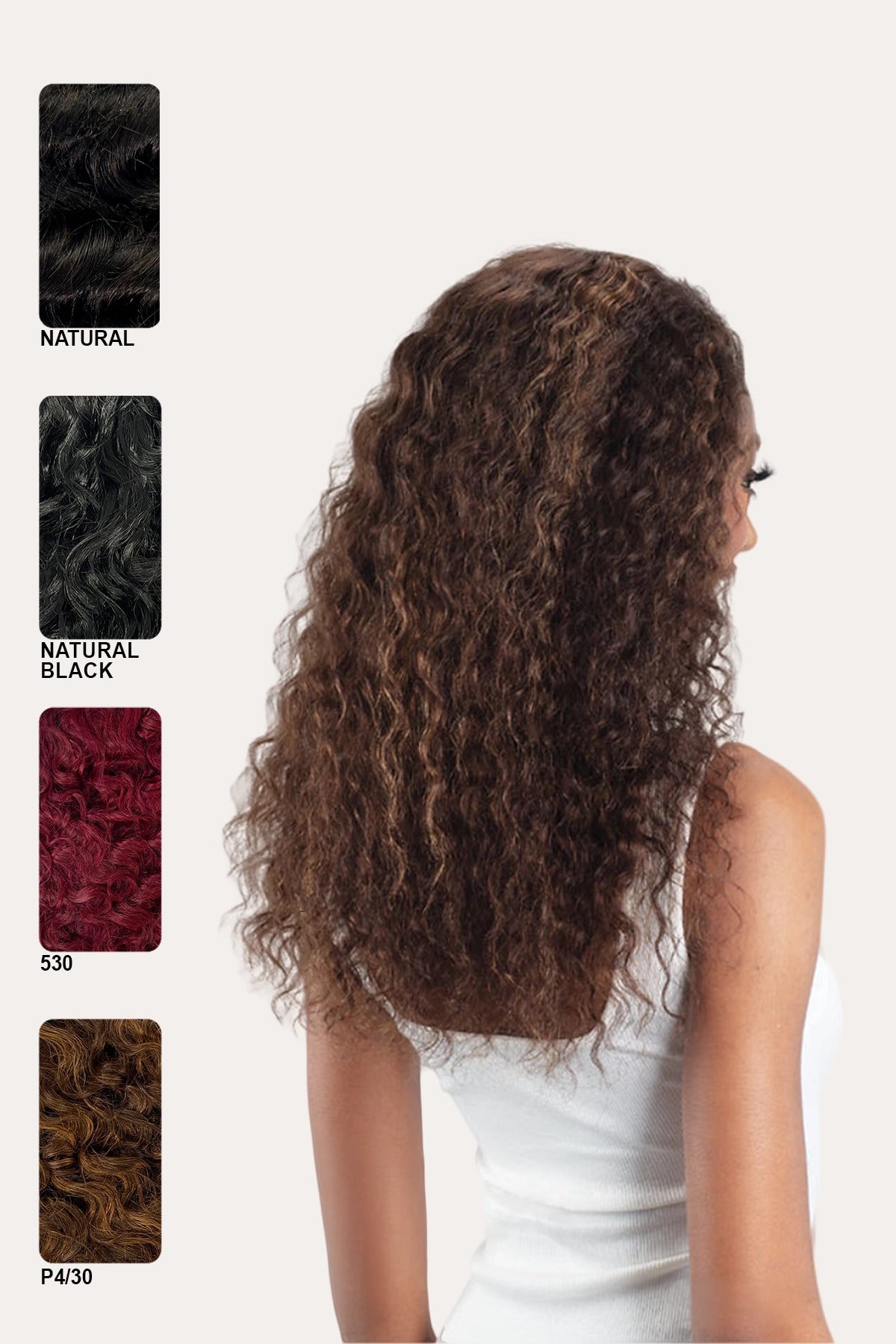 MAYDE TRUE VEIL 100% HUMAN HAIR 360 HD LACE FRONTAL WIG - DEEP CURL 22