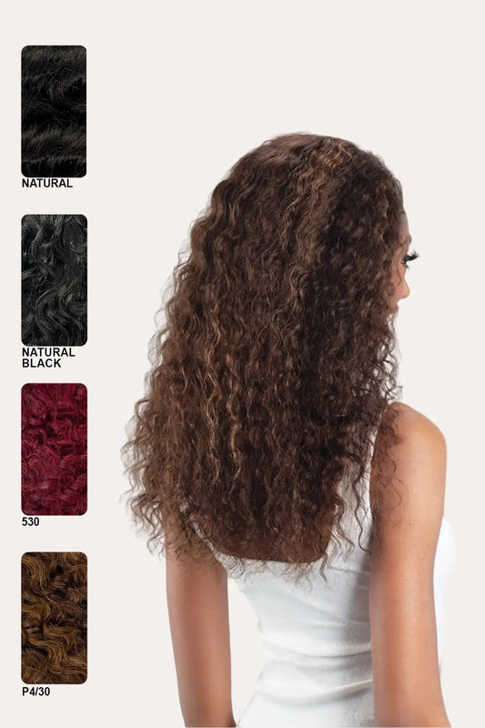 MAYDE TRUE VEIL 100% HUMAN HAIR 360 HD LACE FRONTAL WIG - DEEP CURL 22 MAYDE
