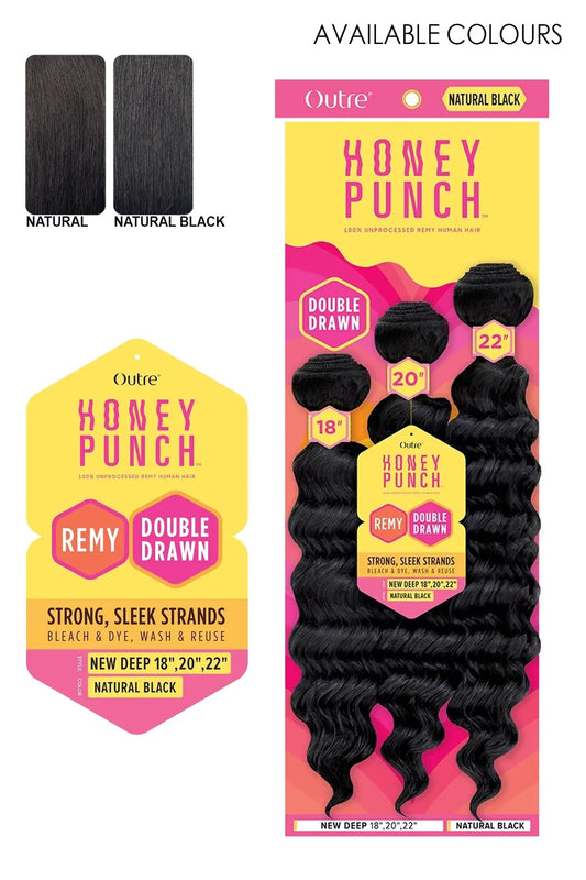 OUTRE HONEY PUNCH HUMAN HAIR WEAVE - NEW DEEP (MULTI) OUTRE