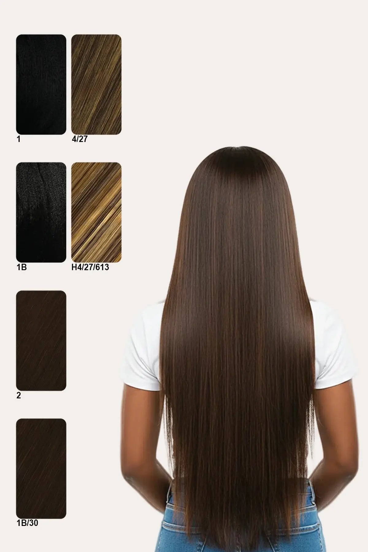 HAIR COUTURE QUATTRO HAIR WEAVE BUNDLE 4PC - STRAIGHT (18"20"22"24") HAIR COUTURE