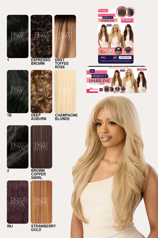 OUTRE PERFECT HAIRLINE 13X6 LACE FRONT WIG - PH 1 28" - BSW BEAUTY CANADA