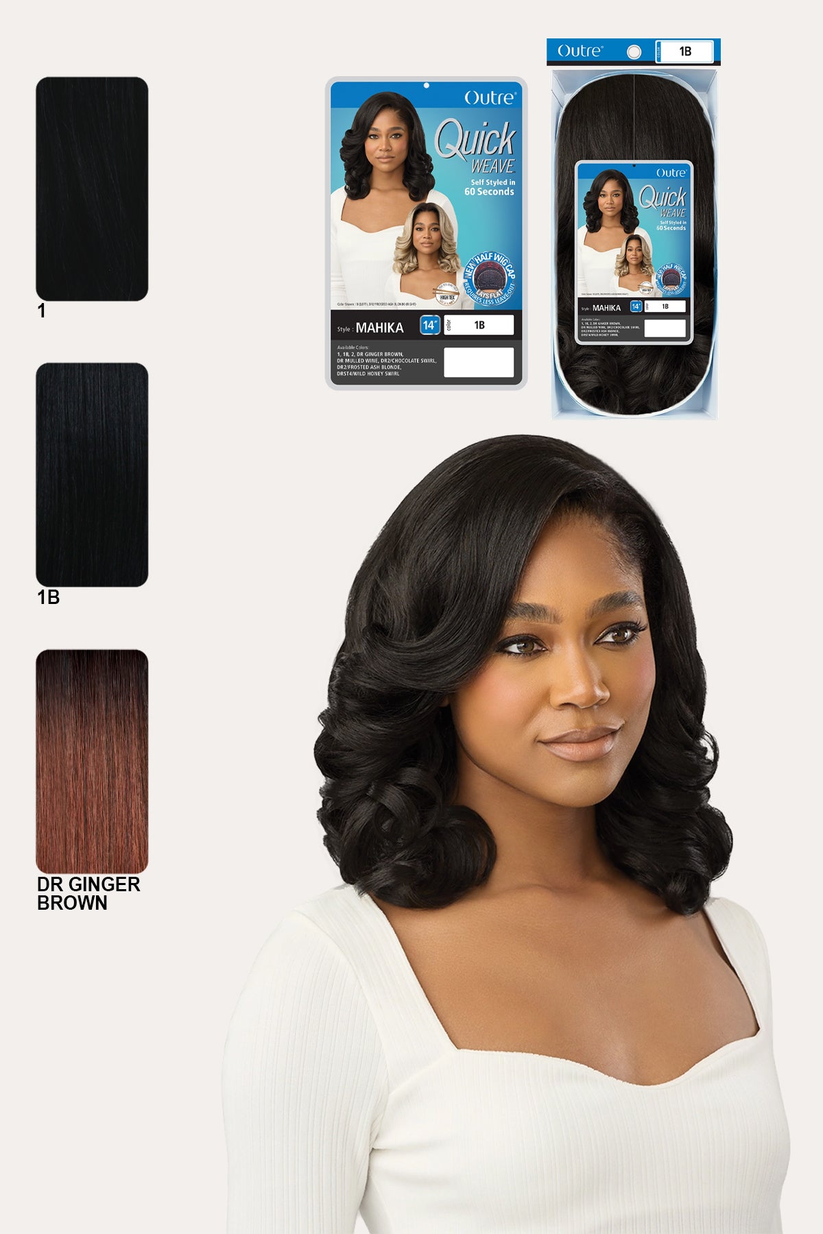 OUTRE QUICK WEAVE WIG MAHIKA 14