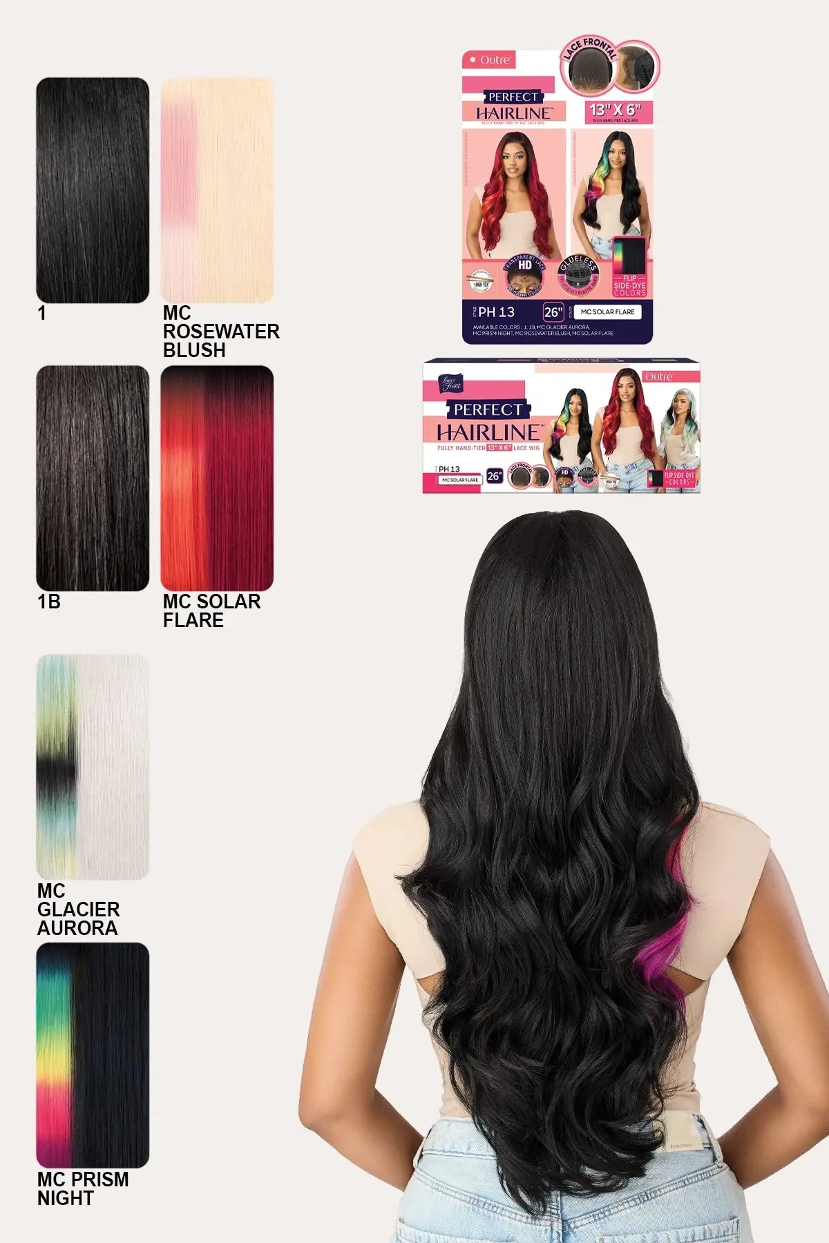 OUTRE PERFECT HAIRLINE 13X6 HD LACE FRONTAL WIG - PH 13 OUTRE