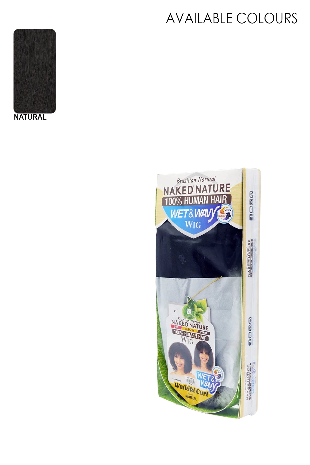[Registered][Pickup Complete]SHAKE N GO NAKED 100% HUMAN HAIR WET&WAVY WIG - WAIKIKI CURL !