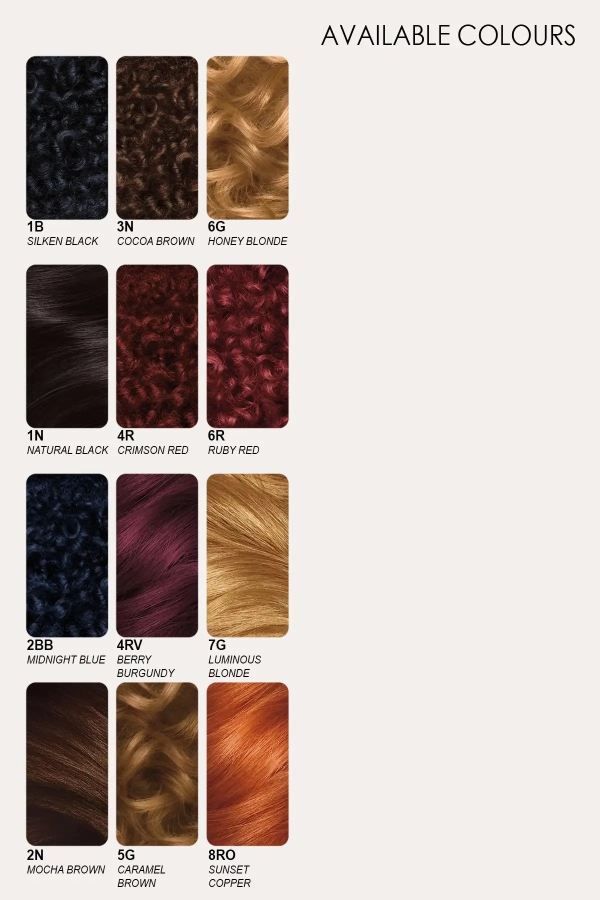 CLAIROL TEXTURES & TONES PERMANENT HAIR COLOR DYE KIT