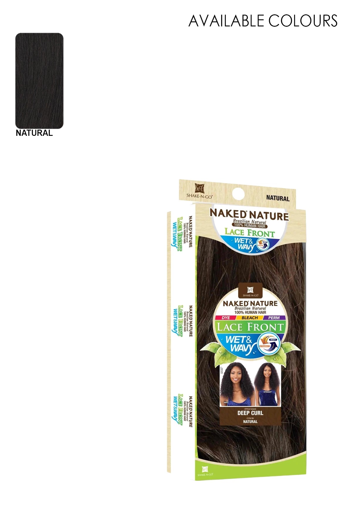 [Enregistré][Photo terminée][Ramassage terminé] PERRUQUE DE CHEVEUX NATURELS 100% HUMAINS LACE FRONT WET&WAVY SHAKE N GO NAKED - DEEP CURL !