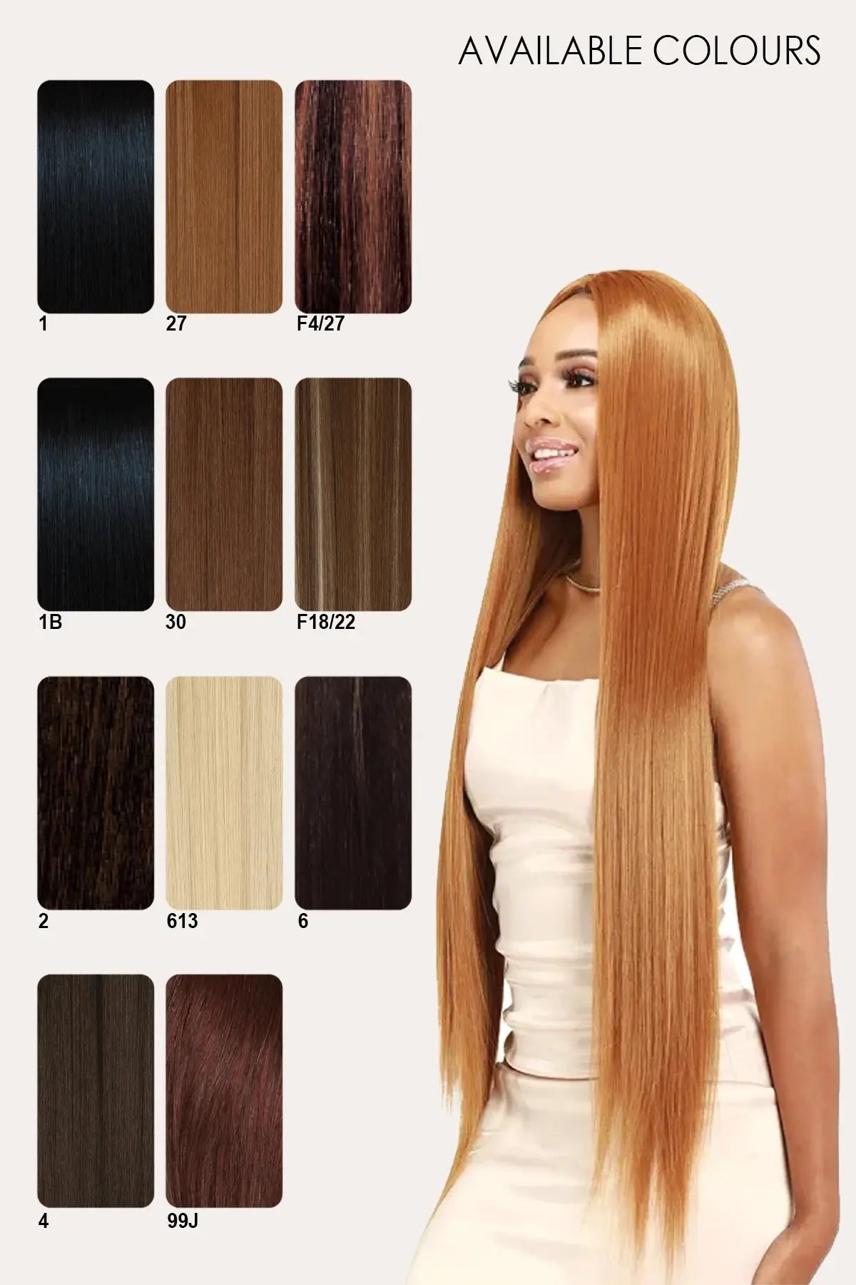 ZURY PREMIUM REMY FIBER NATURAL DREAM SLEEK 24"