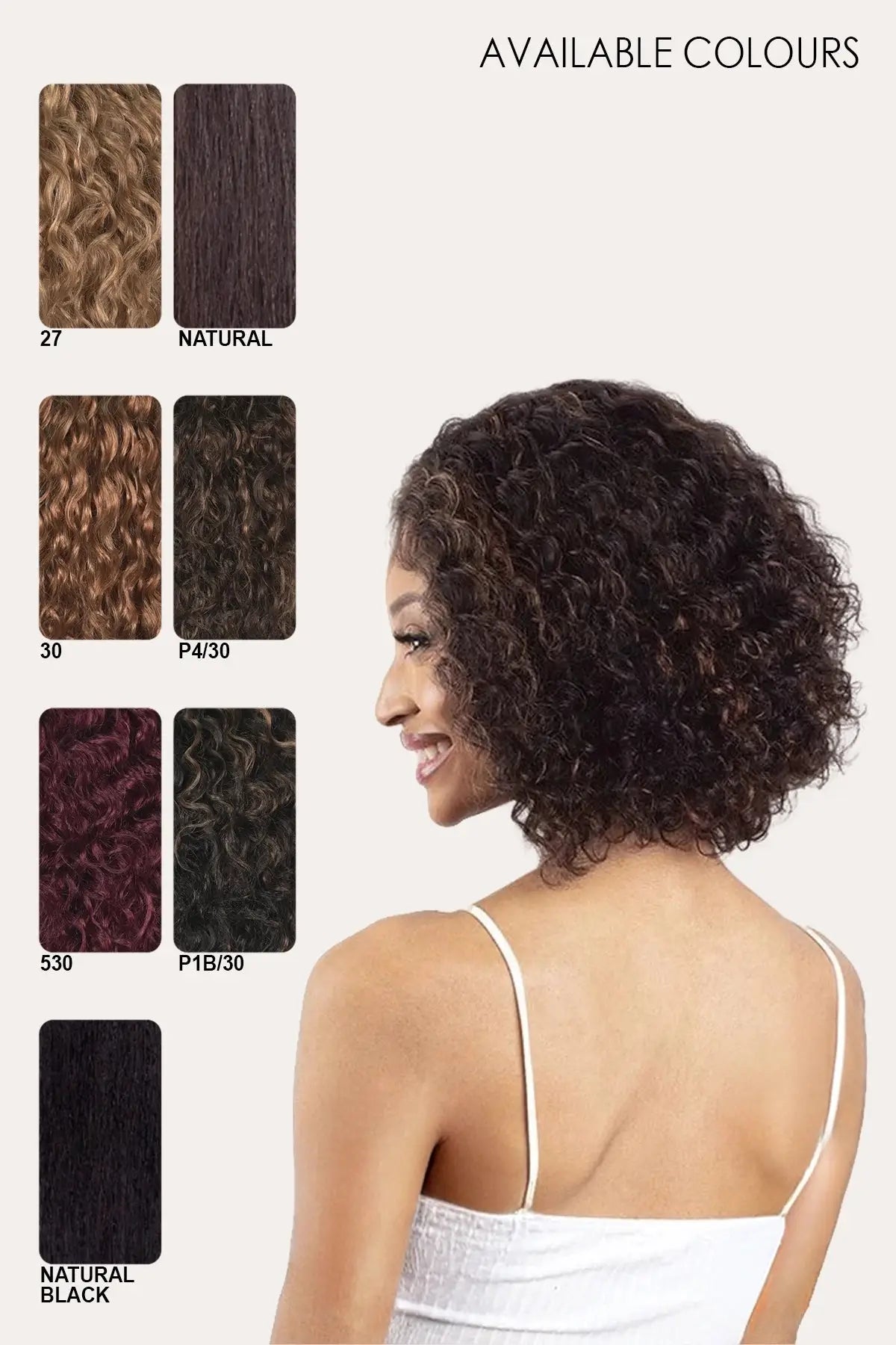 SHAKE N GO GLOSSY HD HUMAN HAIR LACE FRONT WIG -  DEEP 12"