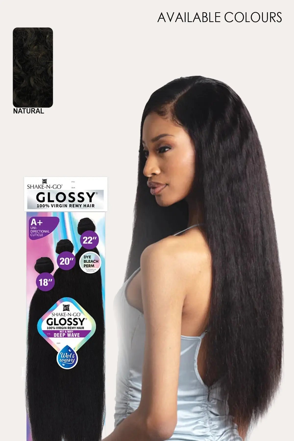 SHAKE N GO GLOSSY WET&WAVY DEEP WAVE
