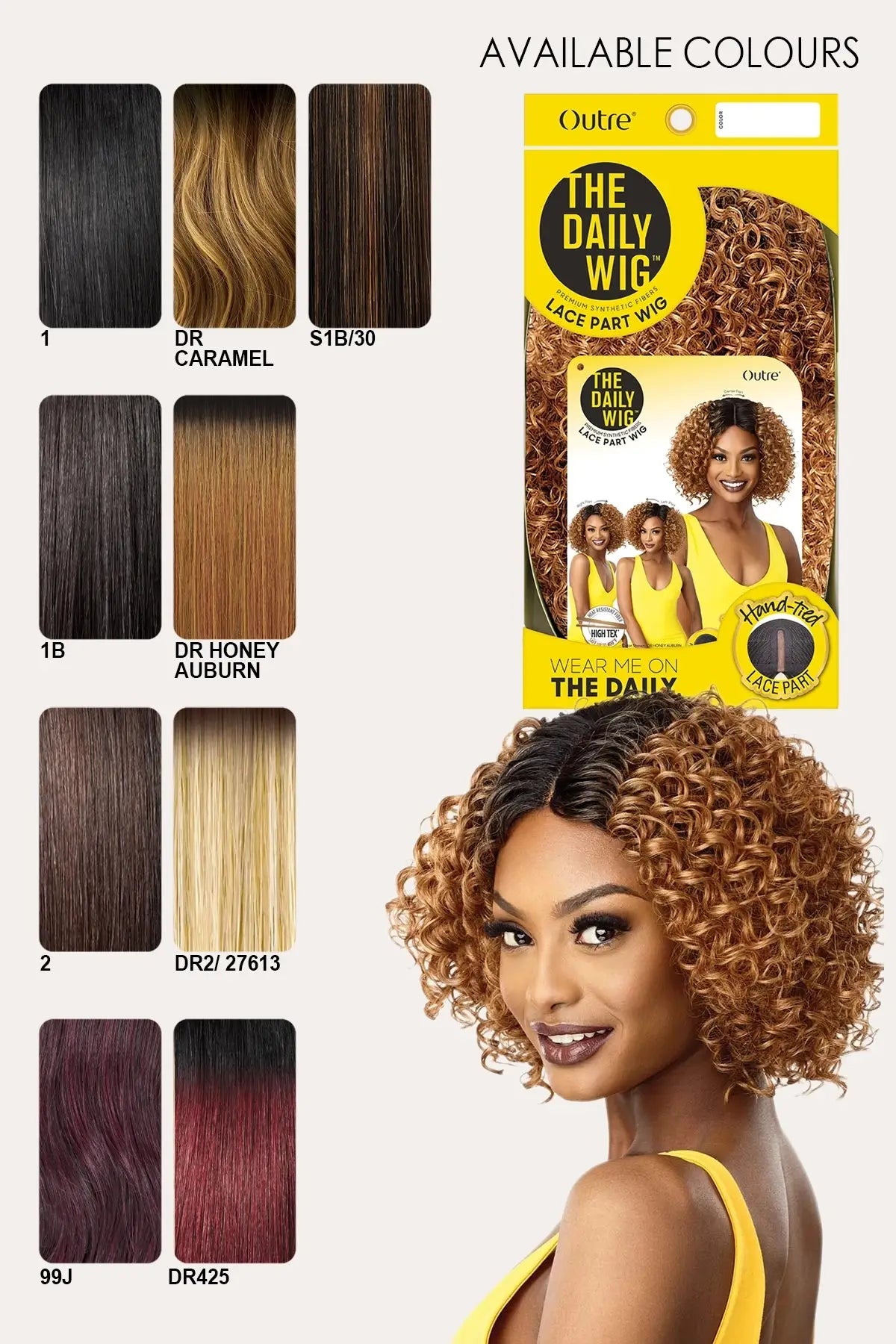 OUTRE THE DAILY WIG LACE PART - BAELYN 25 cm