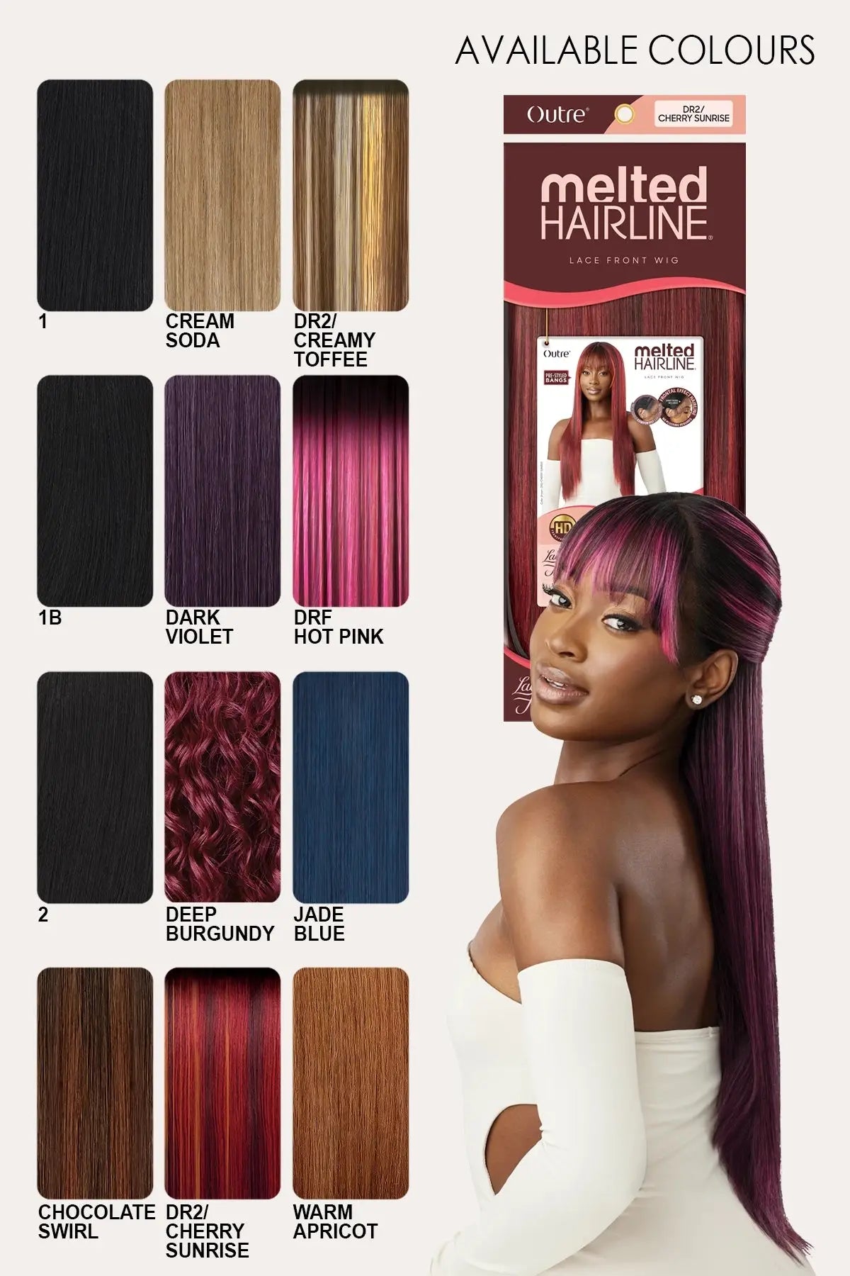 OUTRE MELTED HAIRLINE LACE FRONT WIG - LAILA
