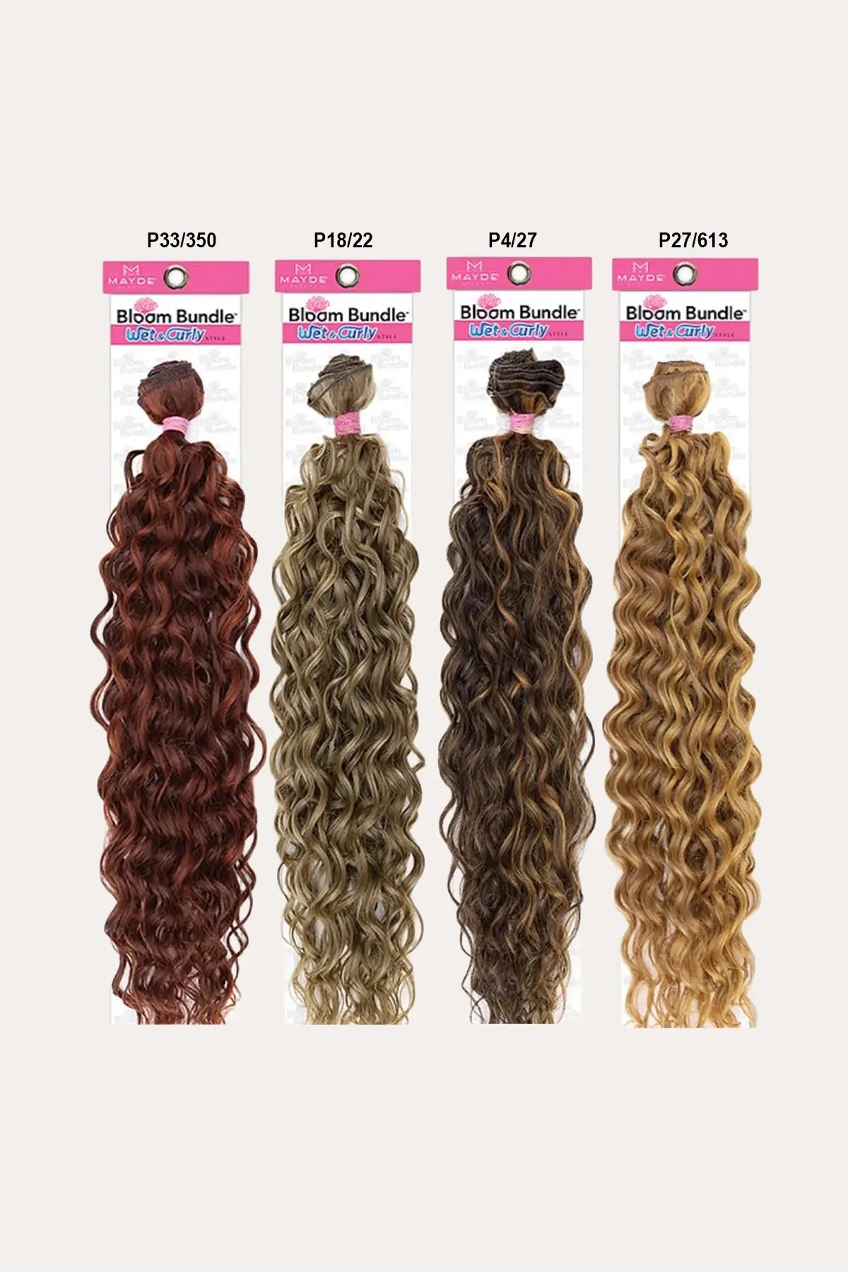 MAYDE BEAUTY BLOOM BUNDLE WEAVE WET & CURLY 001 - 24"