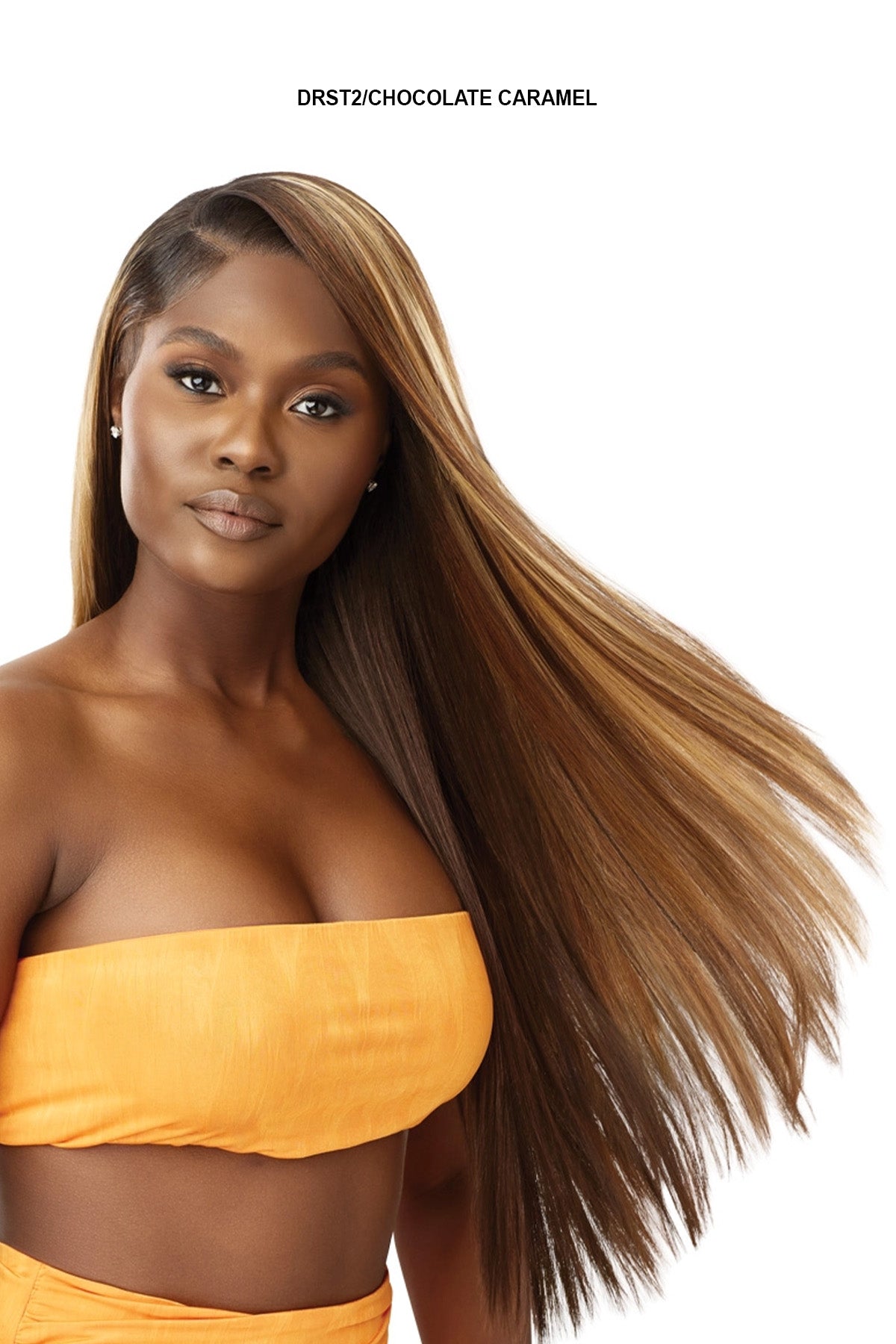 OUTRE AIRTIED HUMAN HAIR BLEND 100% FULLY HAND TIED WIG - SLEEK YAKI 28"