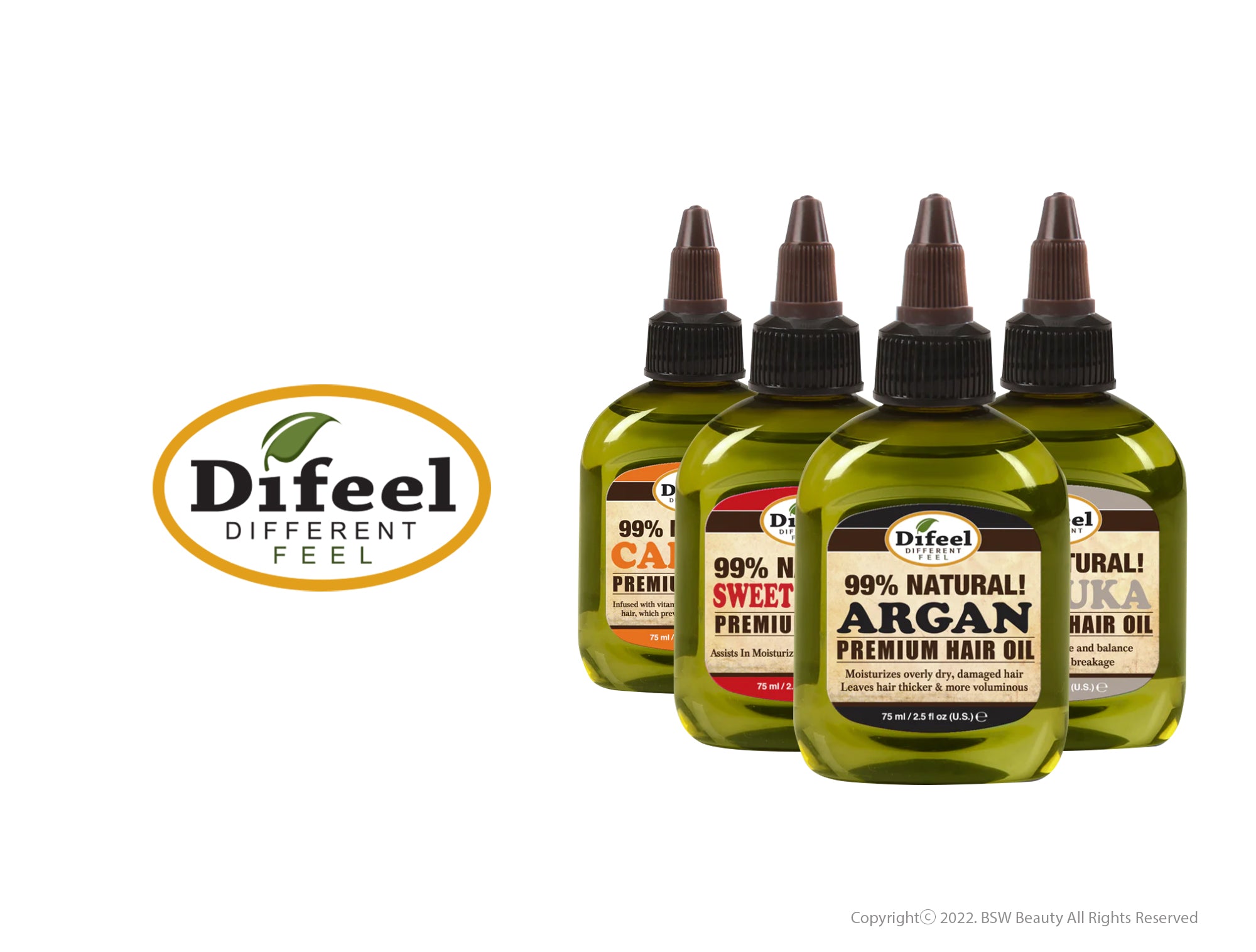 DIFEEL 99% NATURAL PREMIUM HAIR OIL 7.7oz - BSW BEAUTY CANADA