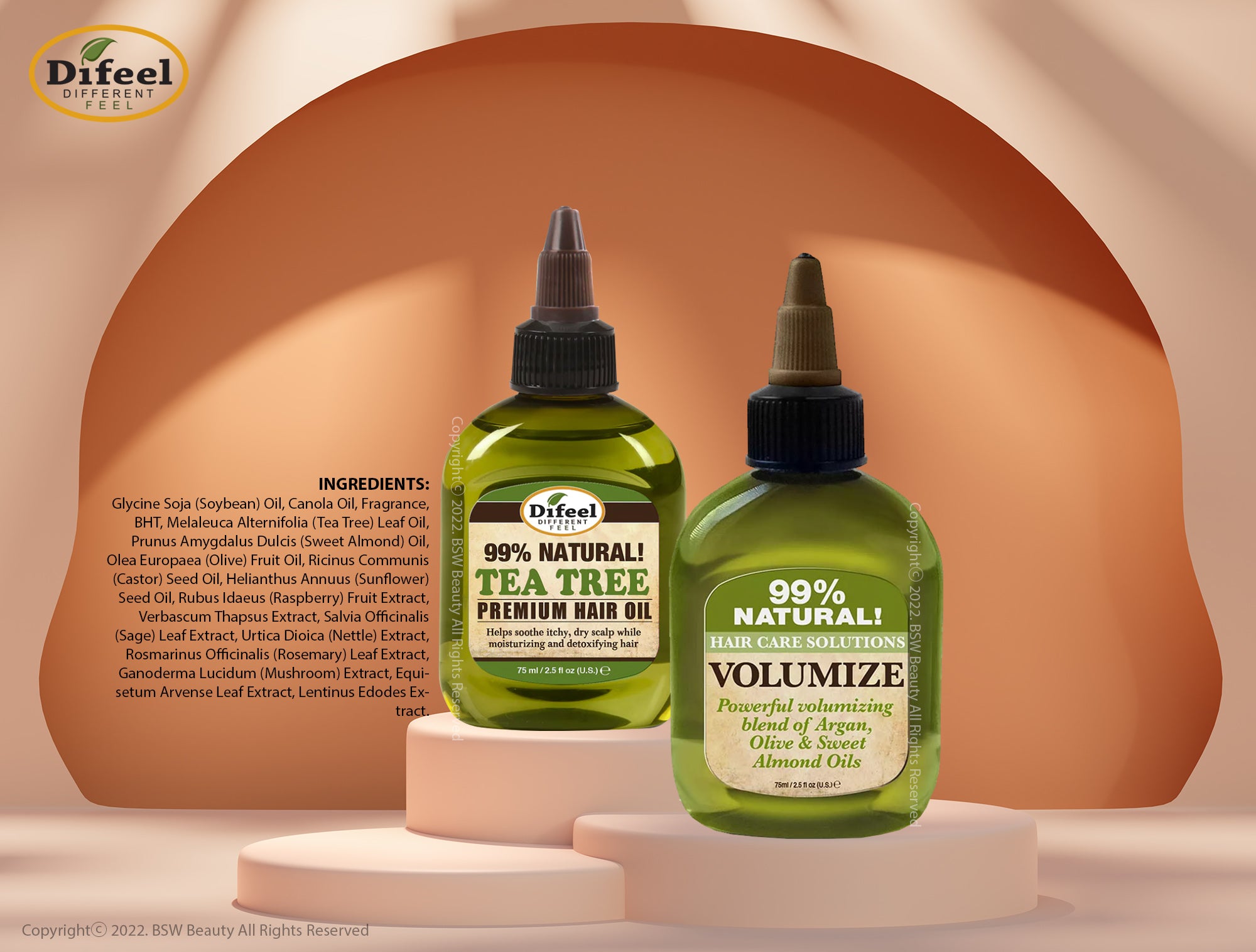 DIFEEL 99% NATURAL PREMIUM HAIR OIL 7.7oz - BSW BEAUTY CANADA