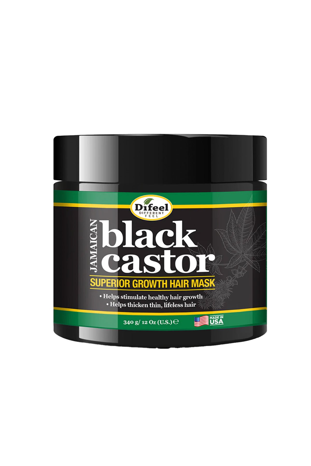 DIFEEL SUPERIOR GROWTH JAMAICAN BLACK CASTOR OIL HAIR MASK 12oz - BSW BEAUTY CANADA