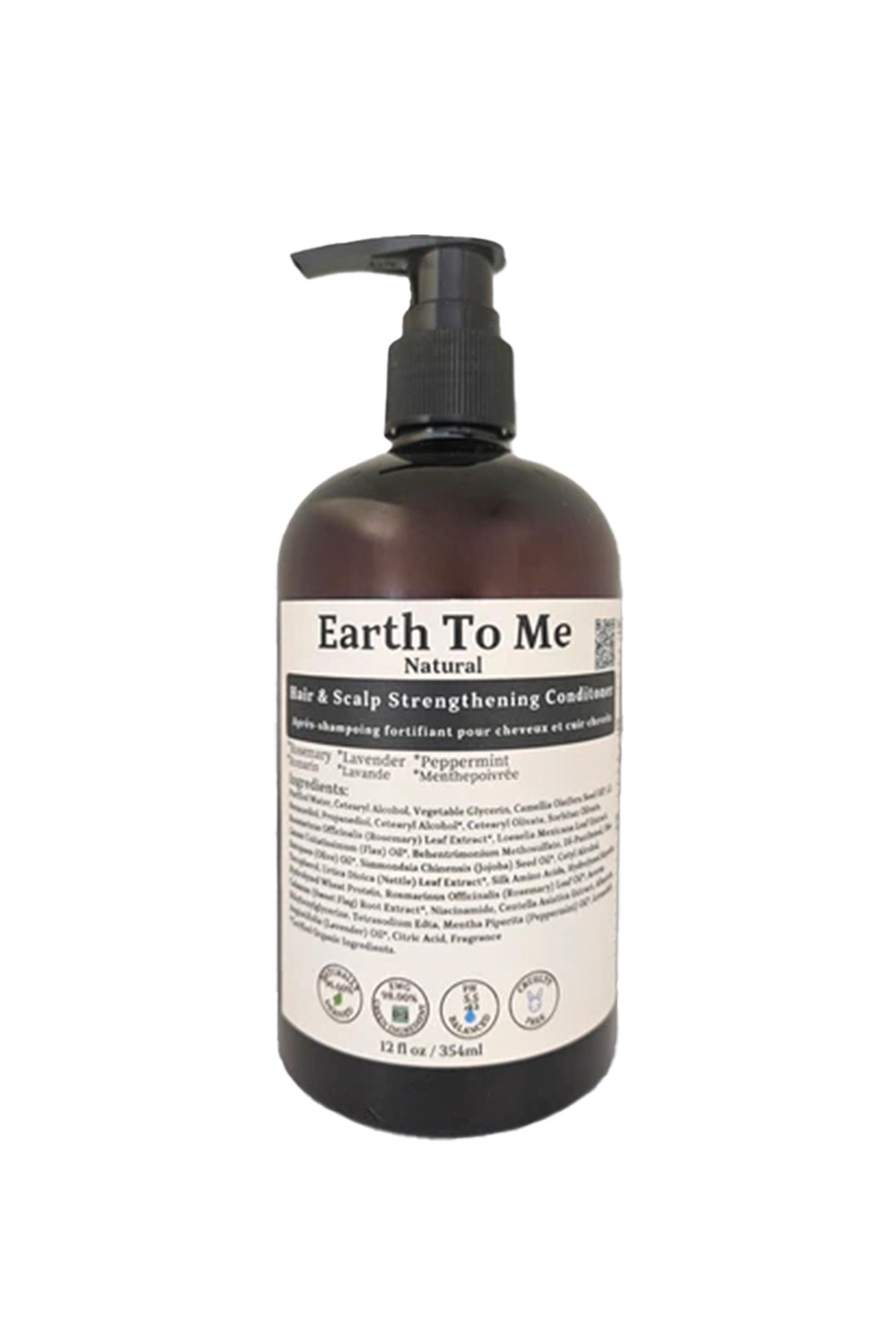 EARTH TO ME HAIR & SCALP STRENGTHENING CONDITIONER 12oz - BSW BEAUTY CANADA