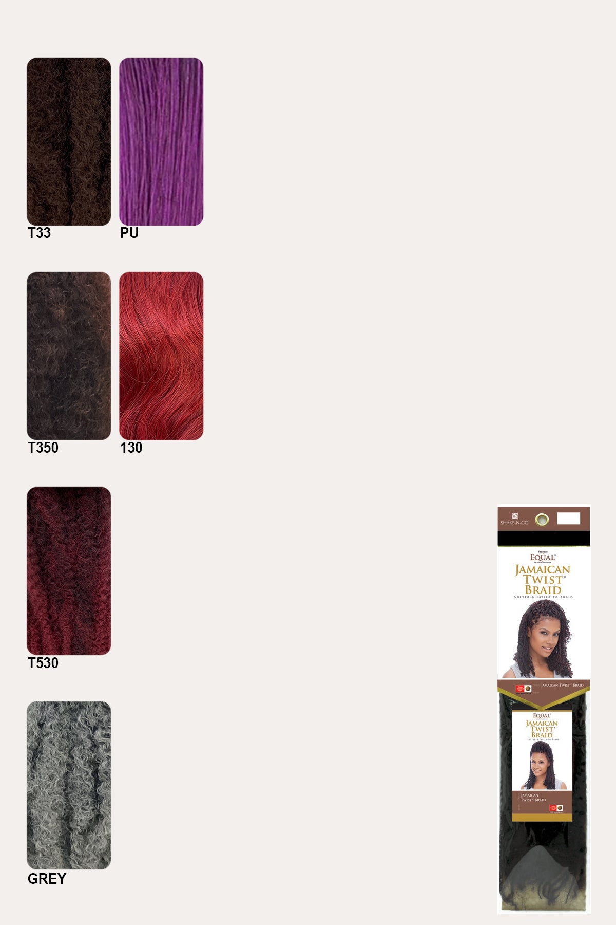 SHAKE N GO EQUAL JAMAICAN TWIST BRAID