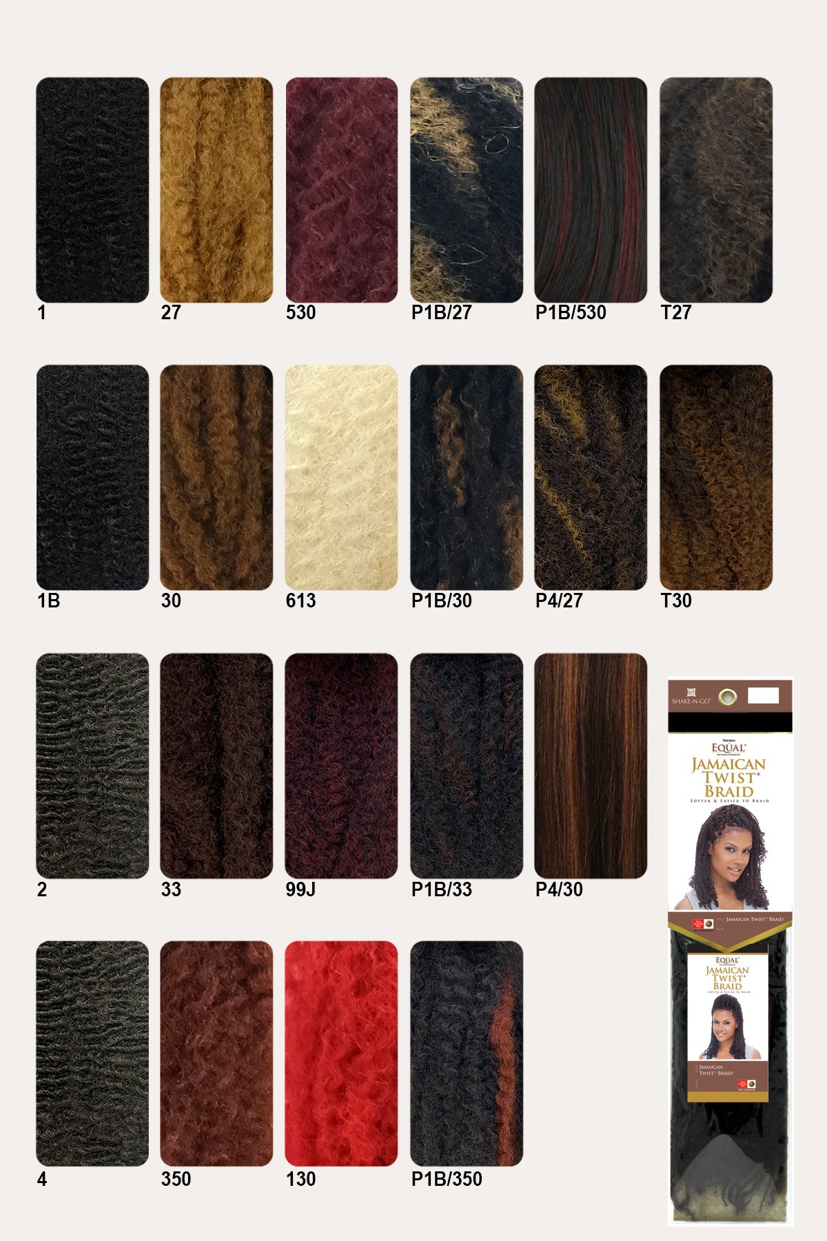 SHAKE N GO EQUAL JAMAICAN TWIST BRAID