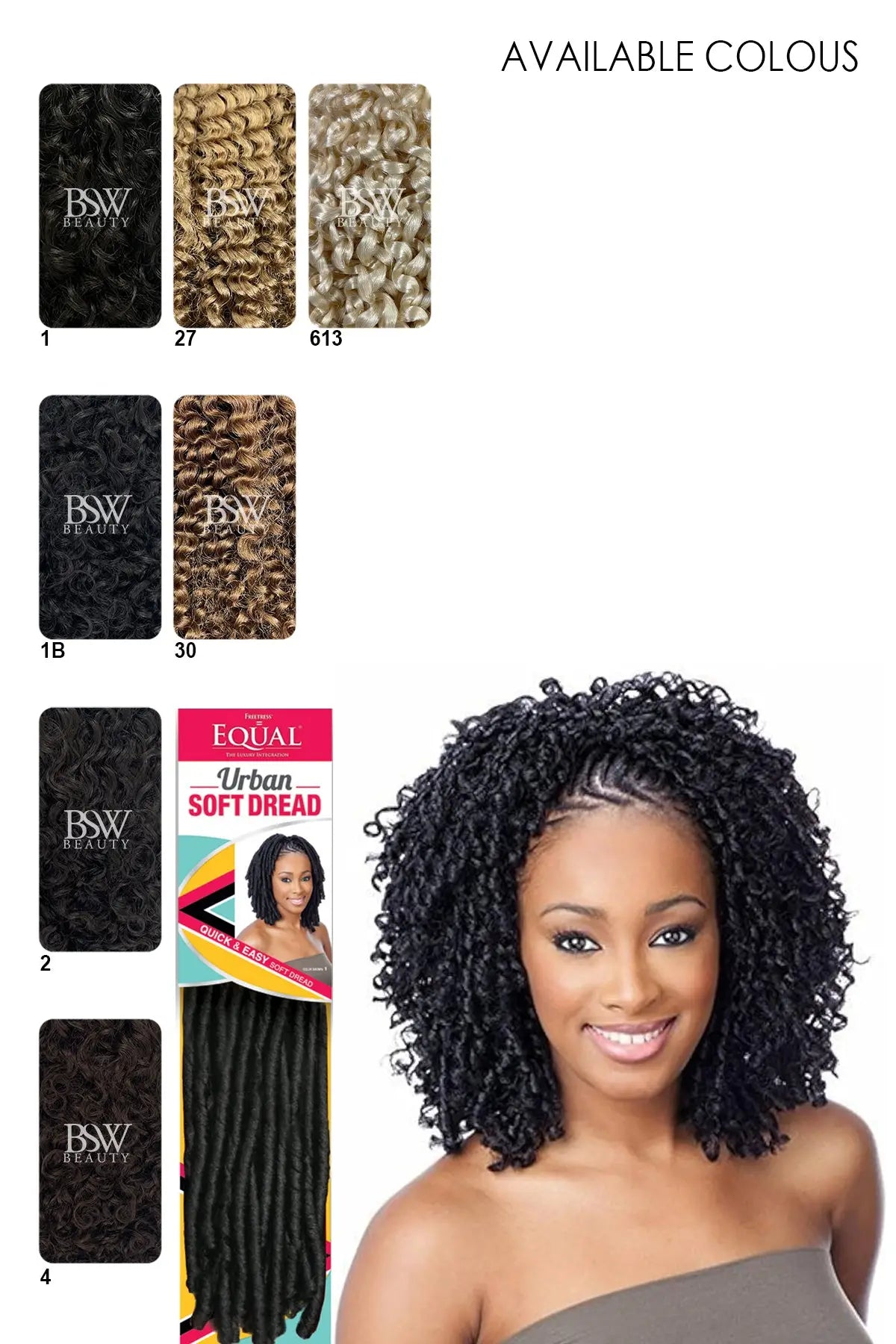 SHAKE N GO EQUAL URBAN SOFT DREAD - BSW BEAUTY CANADA