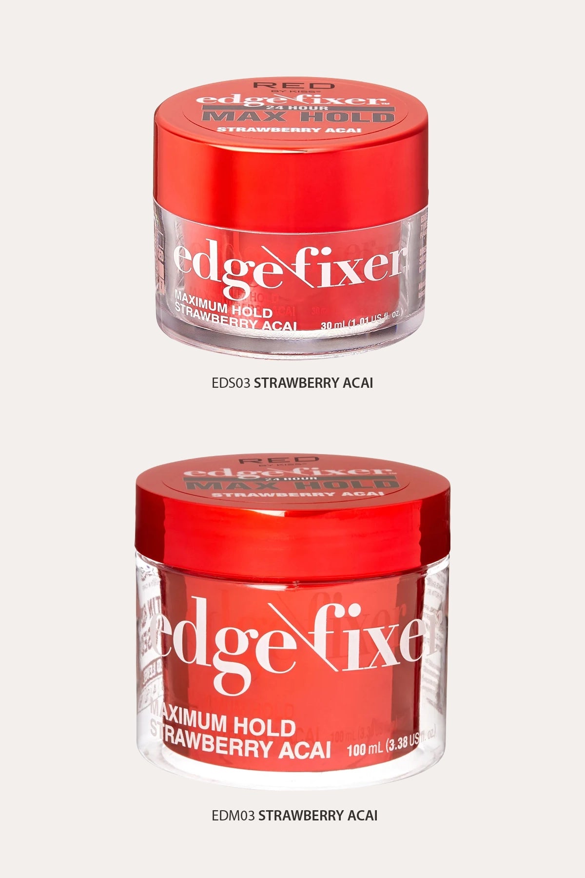 RED EDGE FIXER 24 HOUR EDGE CONTRAL MAX HOLD NON - FLAXING WAX