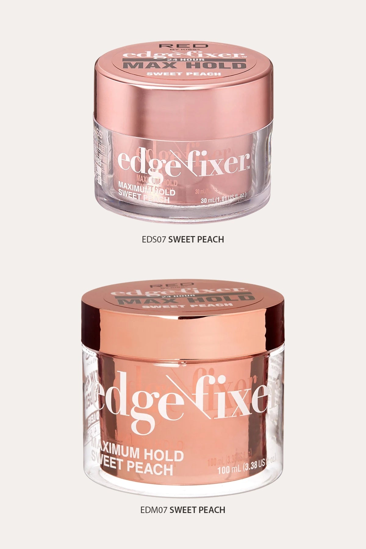 RED EDGE FIXER 24 HOUR EDGE CONTRAL MAX HOLD NON - FLAXING WAX