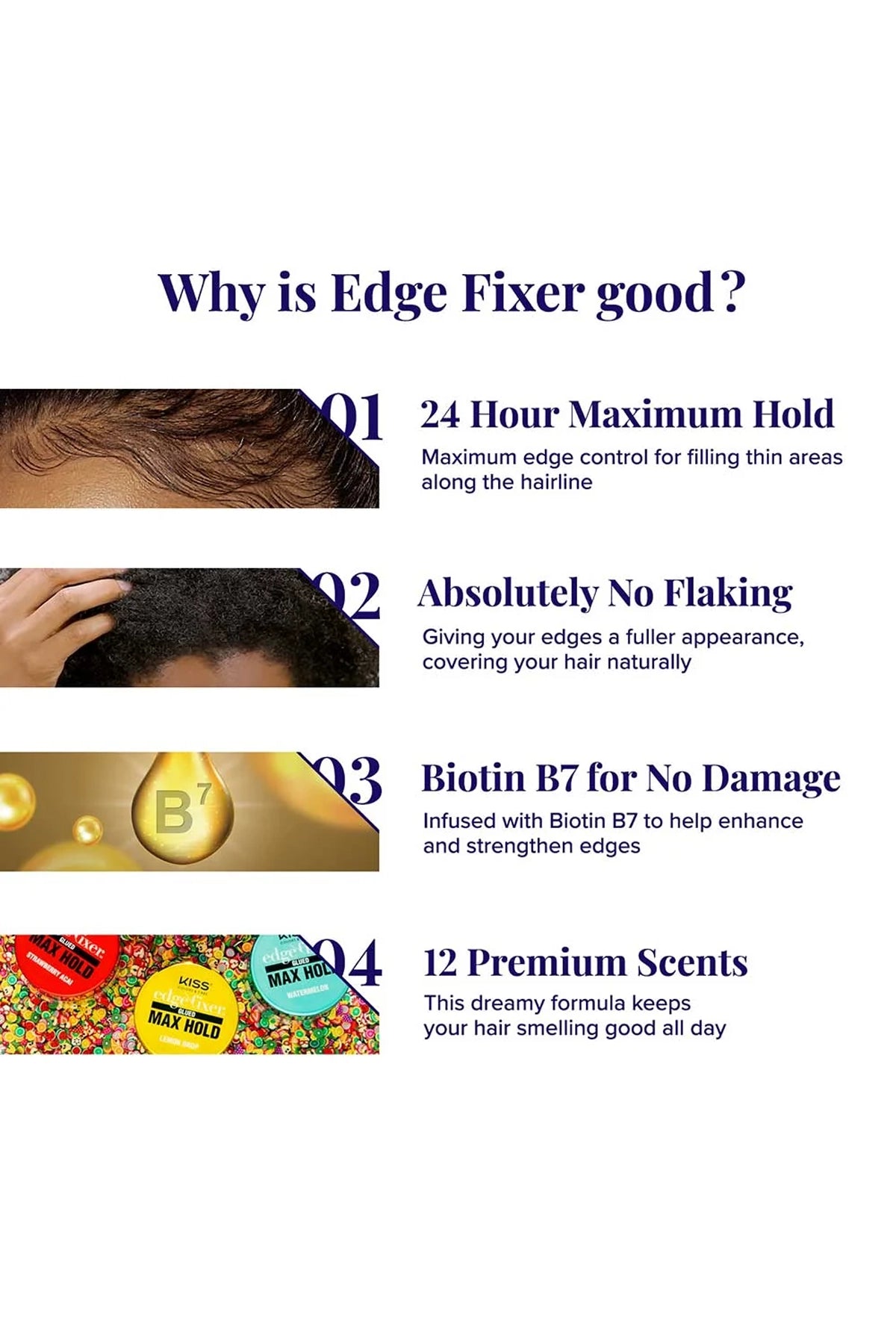 RED EDGE FIXER 24 HOUR EDGE CONTRAL MAX HOLD NON - FLAXING WAX