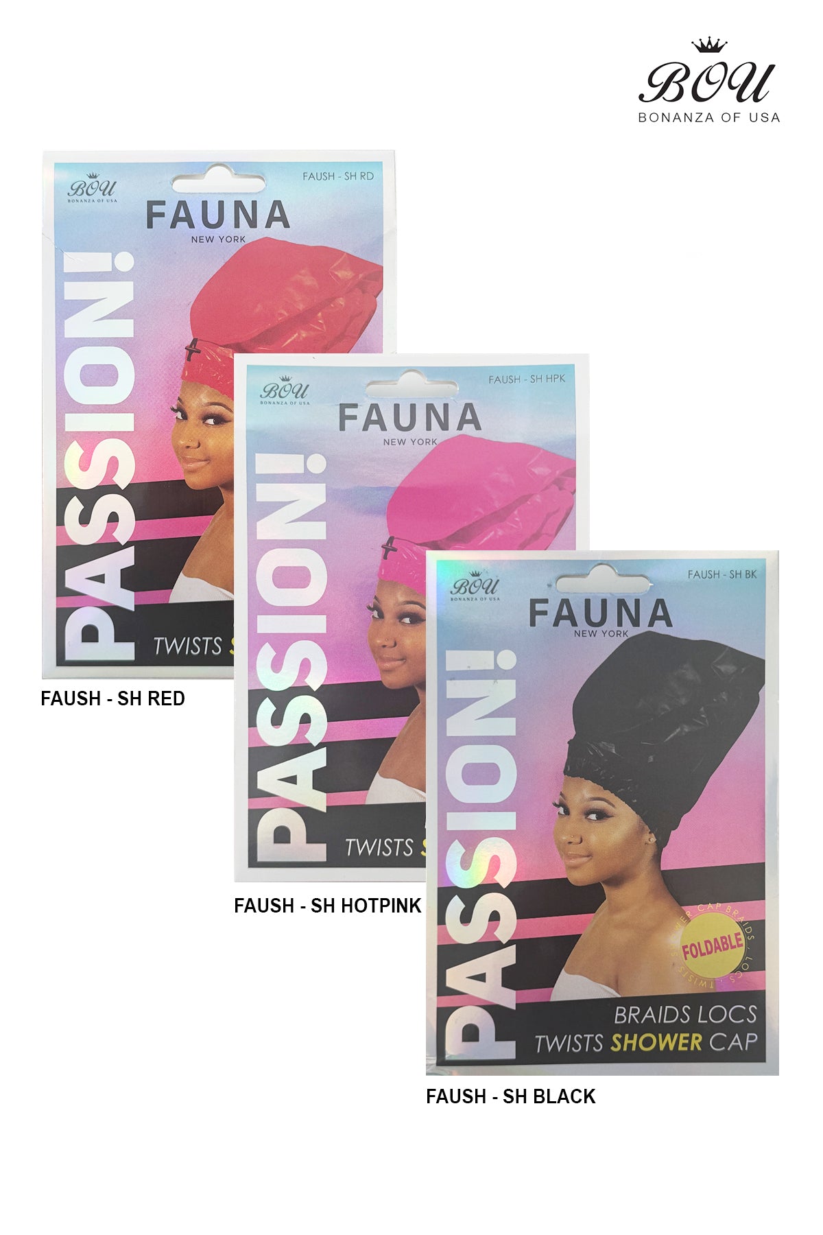 BOU FAUNA BRAID SHOWER CAP - BSW BEAUTY CANADA