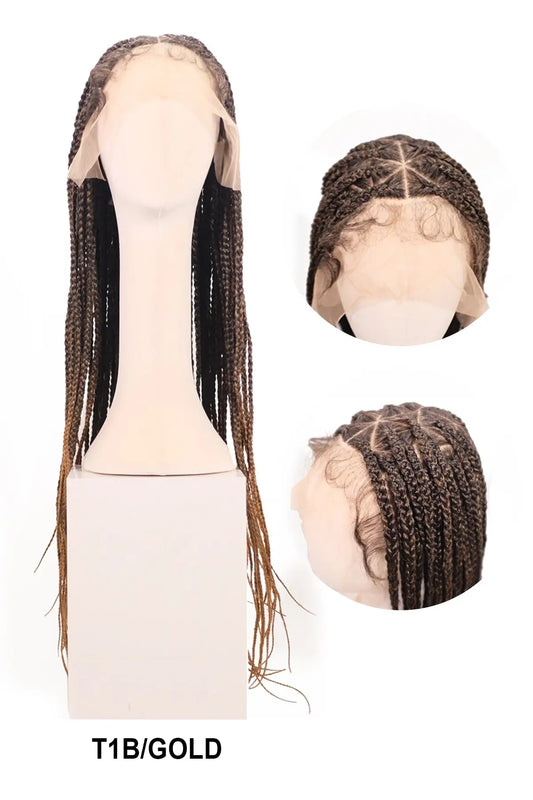 MOTOWN HD HAND BRAIDED WIG - WLB.FLBOHO 32" MOTOWNTRESS
