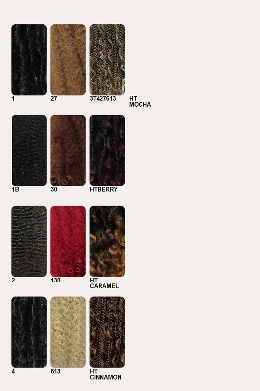 SHAKE N GO PRE-LOOPED CROCHET BRAID - 2X REBEL DISTRESSED LOC 22" - BSW BEAUTY CANADA